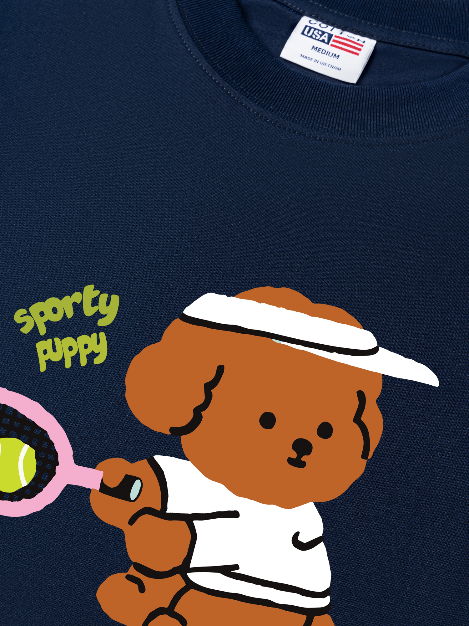 Áo Thun Relaxed Fit Soft Paw Sporty Puppy