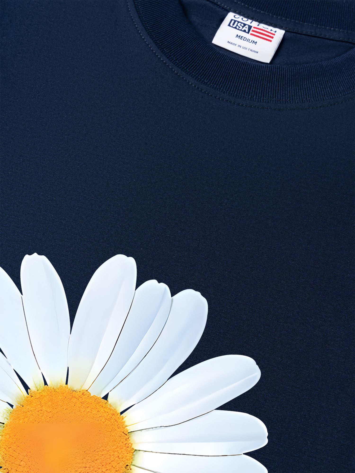 Áo Thun Relaxed Fit Floral Design For VIP Daisy Flower