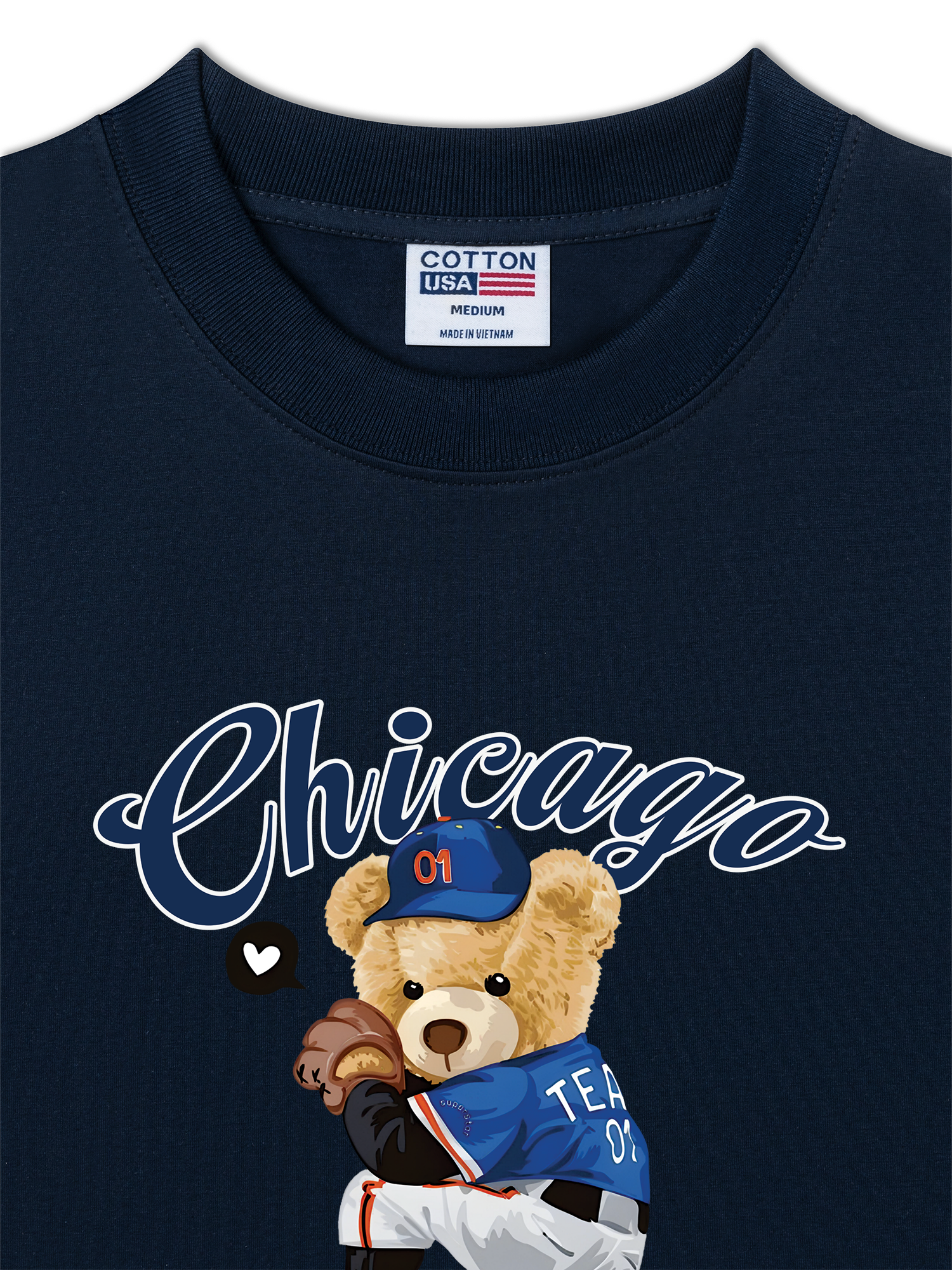 Áo Thun Relaxed Fit Baseball Chicago