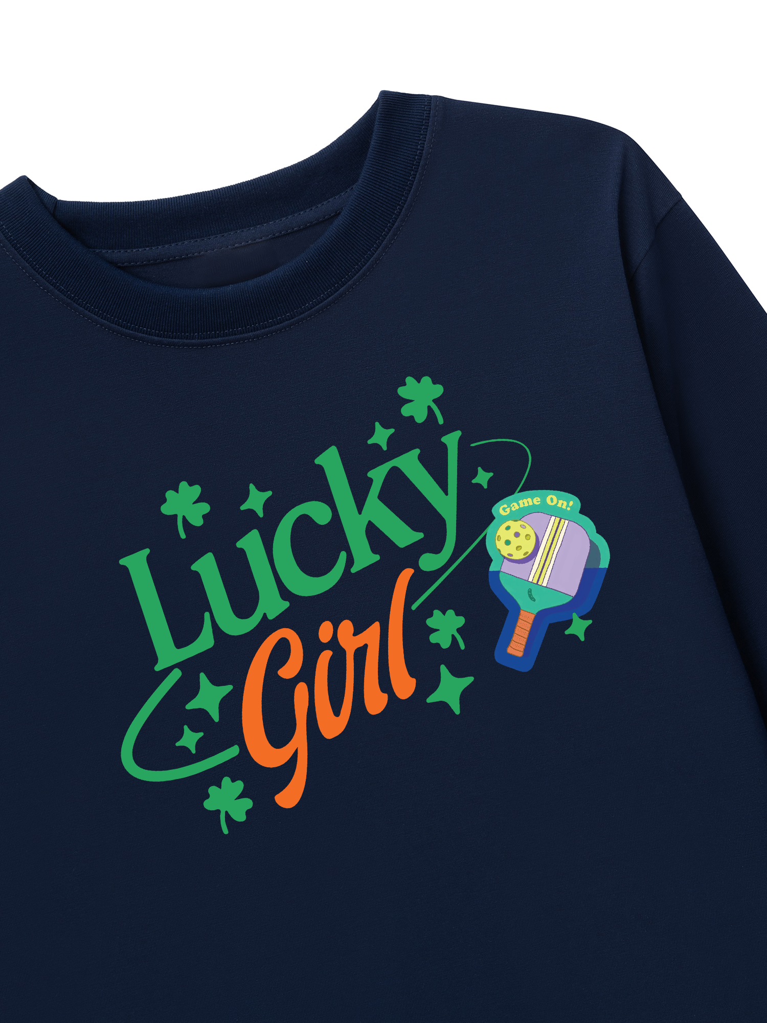 Áo Thun Dài Tay Pickleball Lucky Girl