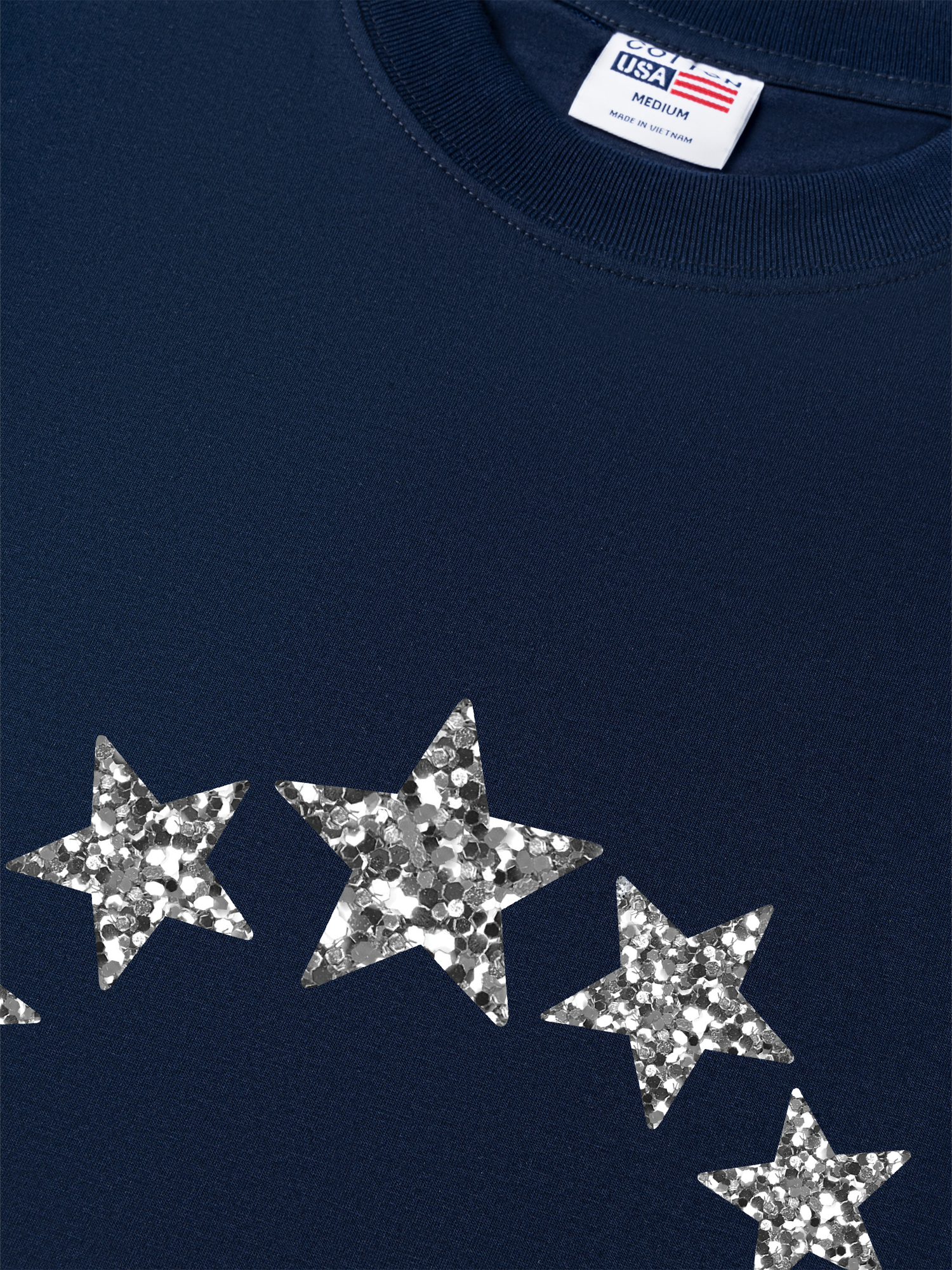 Áo Thun Relaxed Fit Bling Five Star