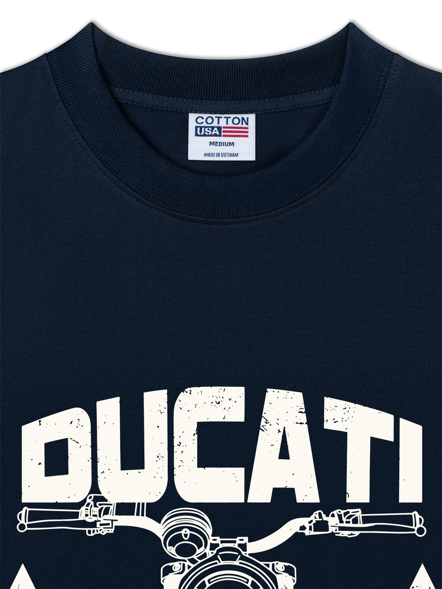 Áo Thun Relaxed Fit Motorbike Ducati Vintage