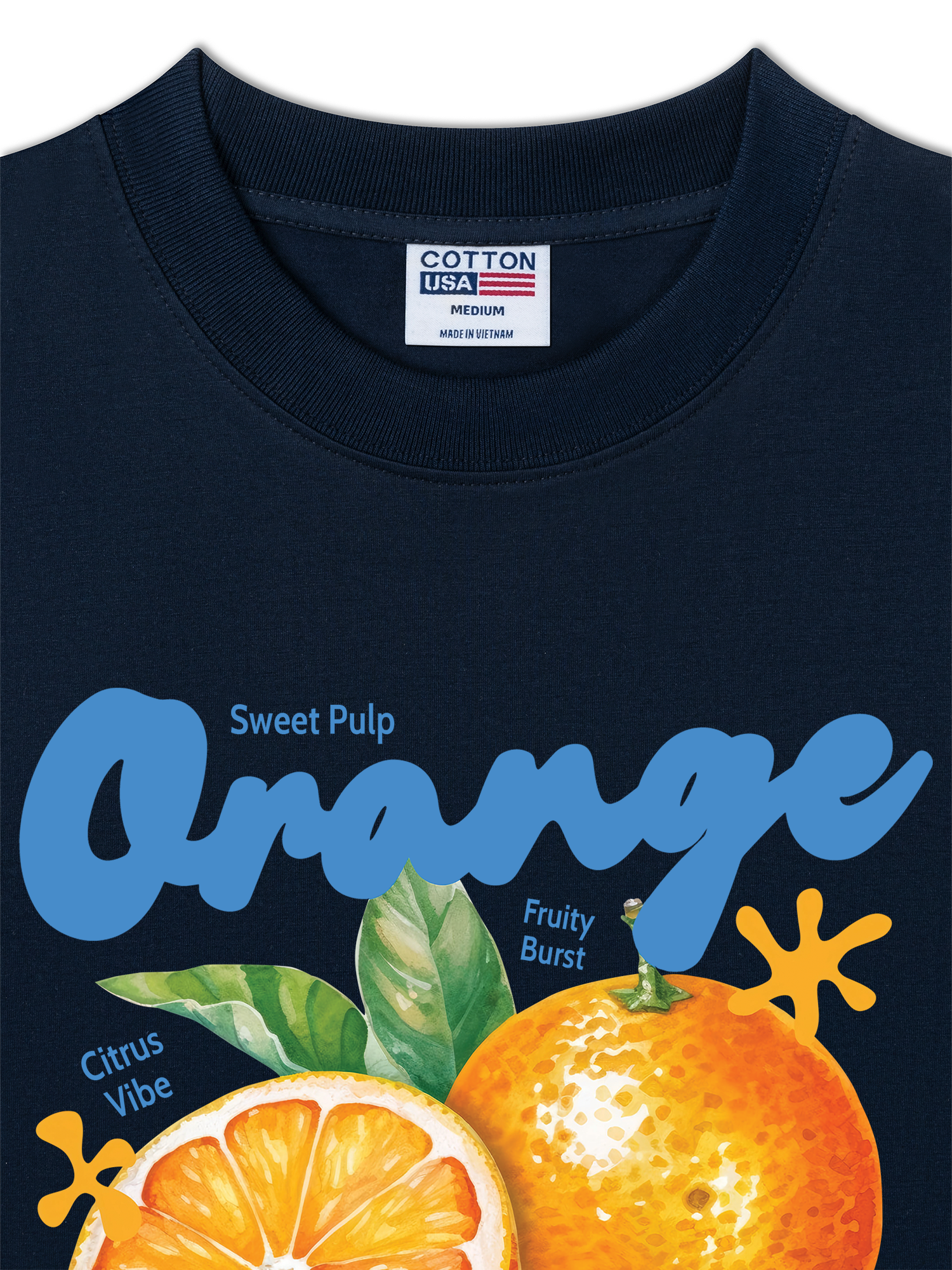 Áo Thun Relaxed Fit Orange Lunch