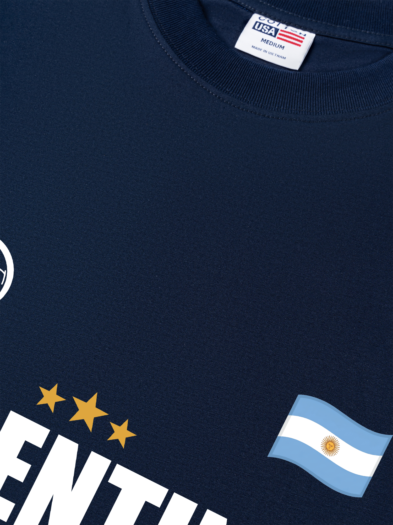 Áo Thun Relaxed Fit Soccer World Cup Argentina