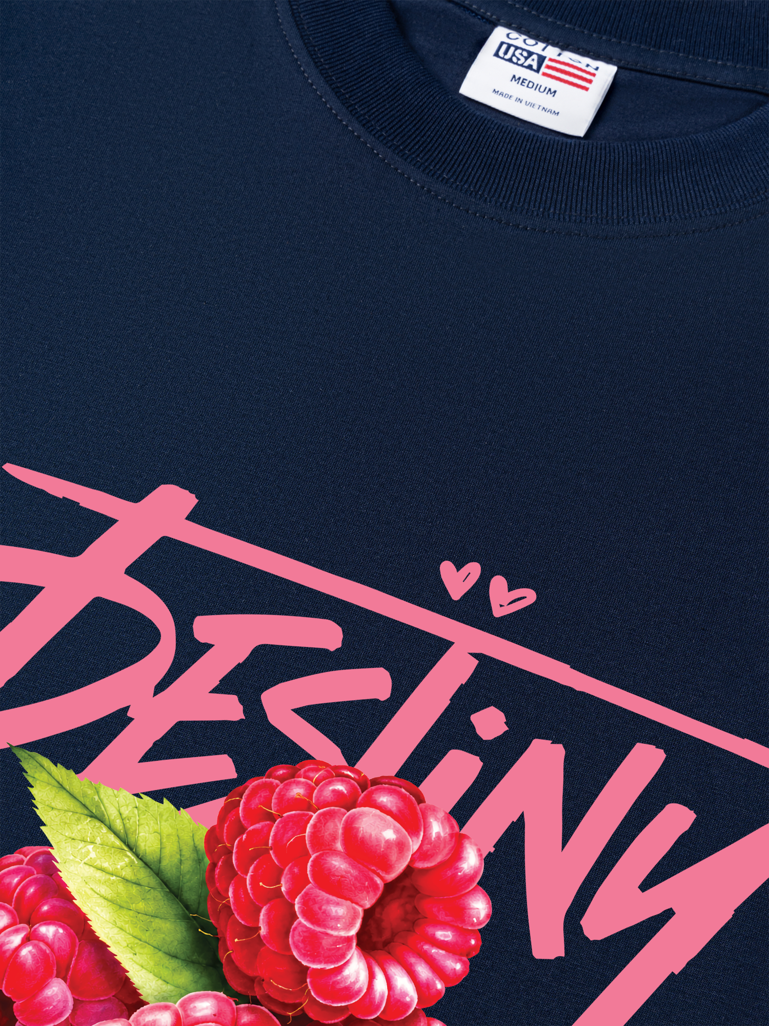 Áo Thun Relaxed Fit Destiny Raspberry