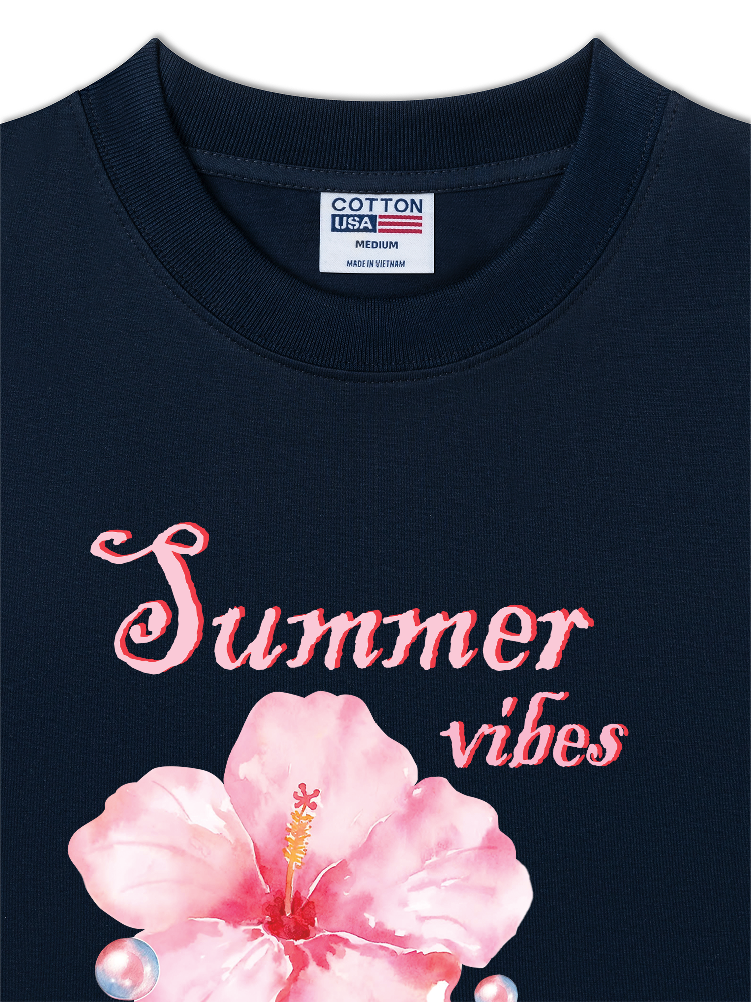 Áo Thun Relaxed Fit Tropical Summer Vibes