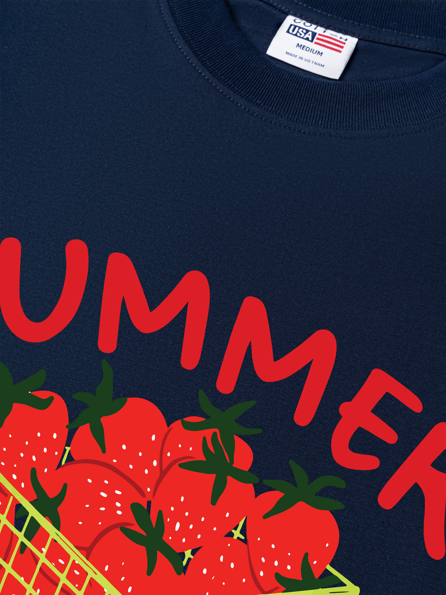 Áo Thun Relaxed Fit Tropical Strawberry
