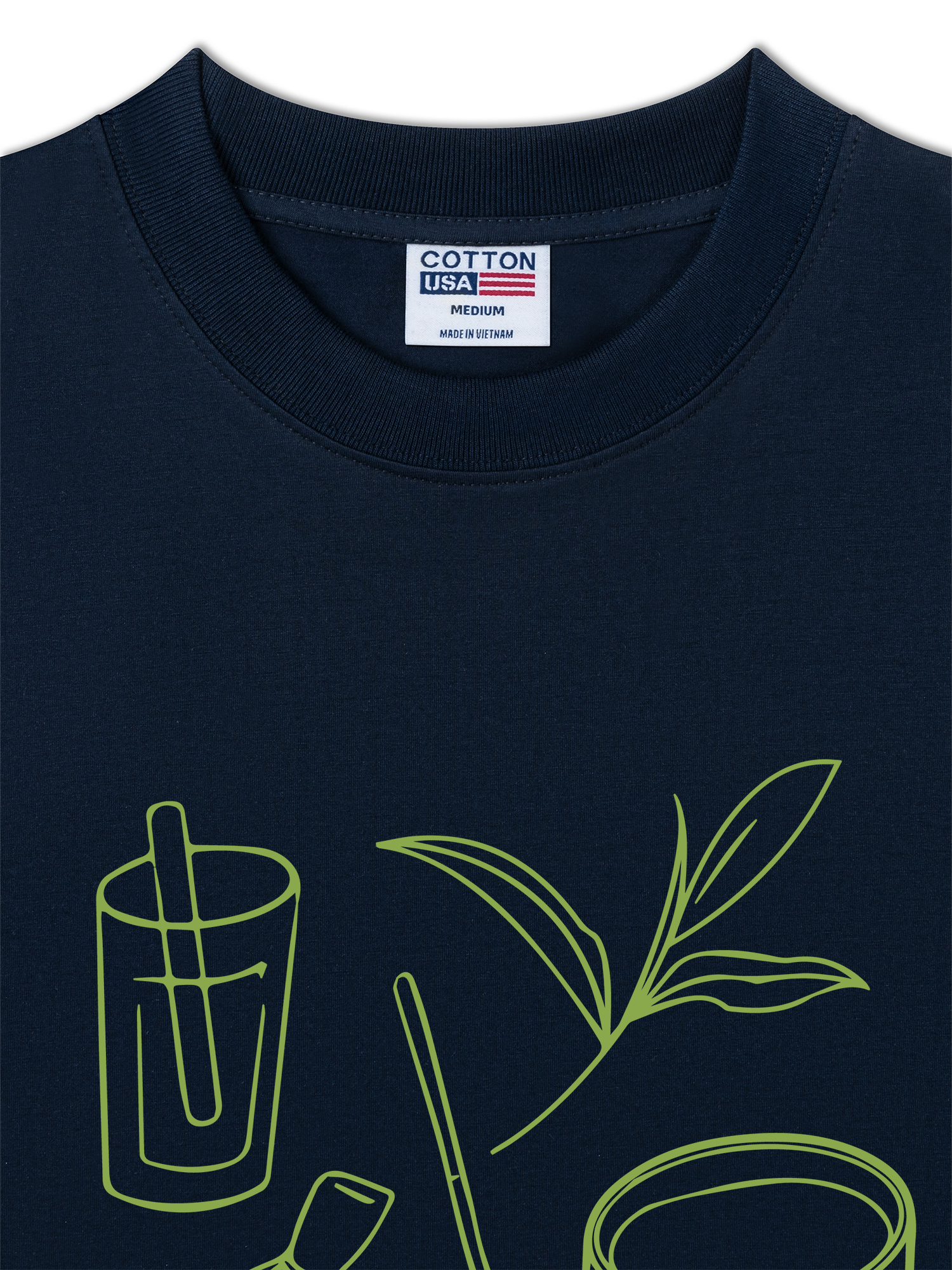 Áo Thun Relaxed Fit Daily Cup Matcha Club