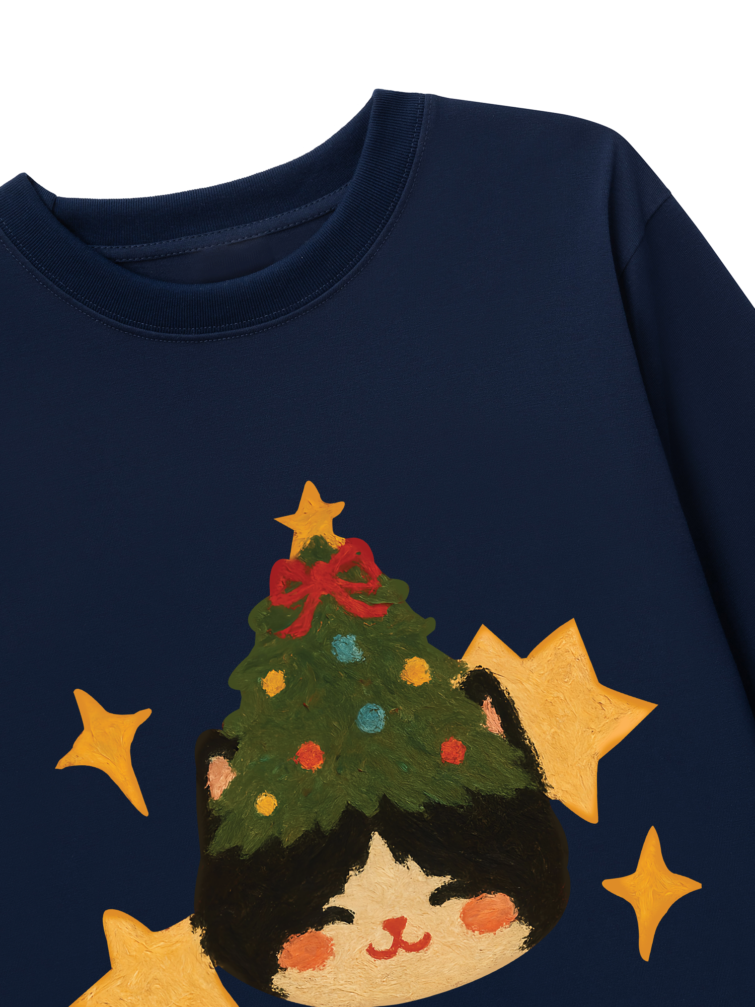 Áo Thun Dài Tay Holiday Cat Girrl