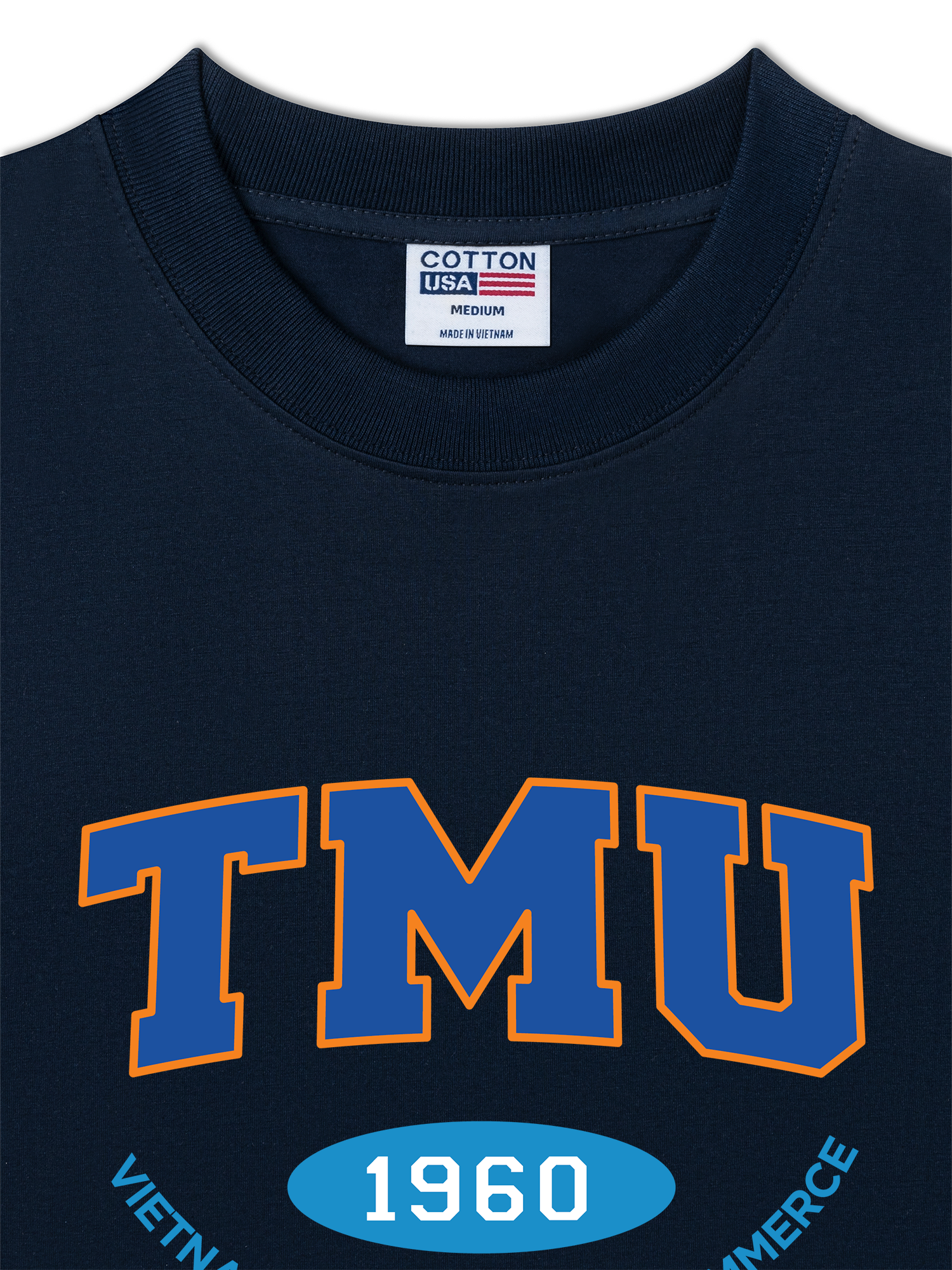 Áo Thun Relaxed Fit TMU -  Vietnam University of Commerce