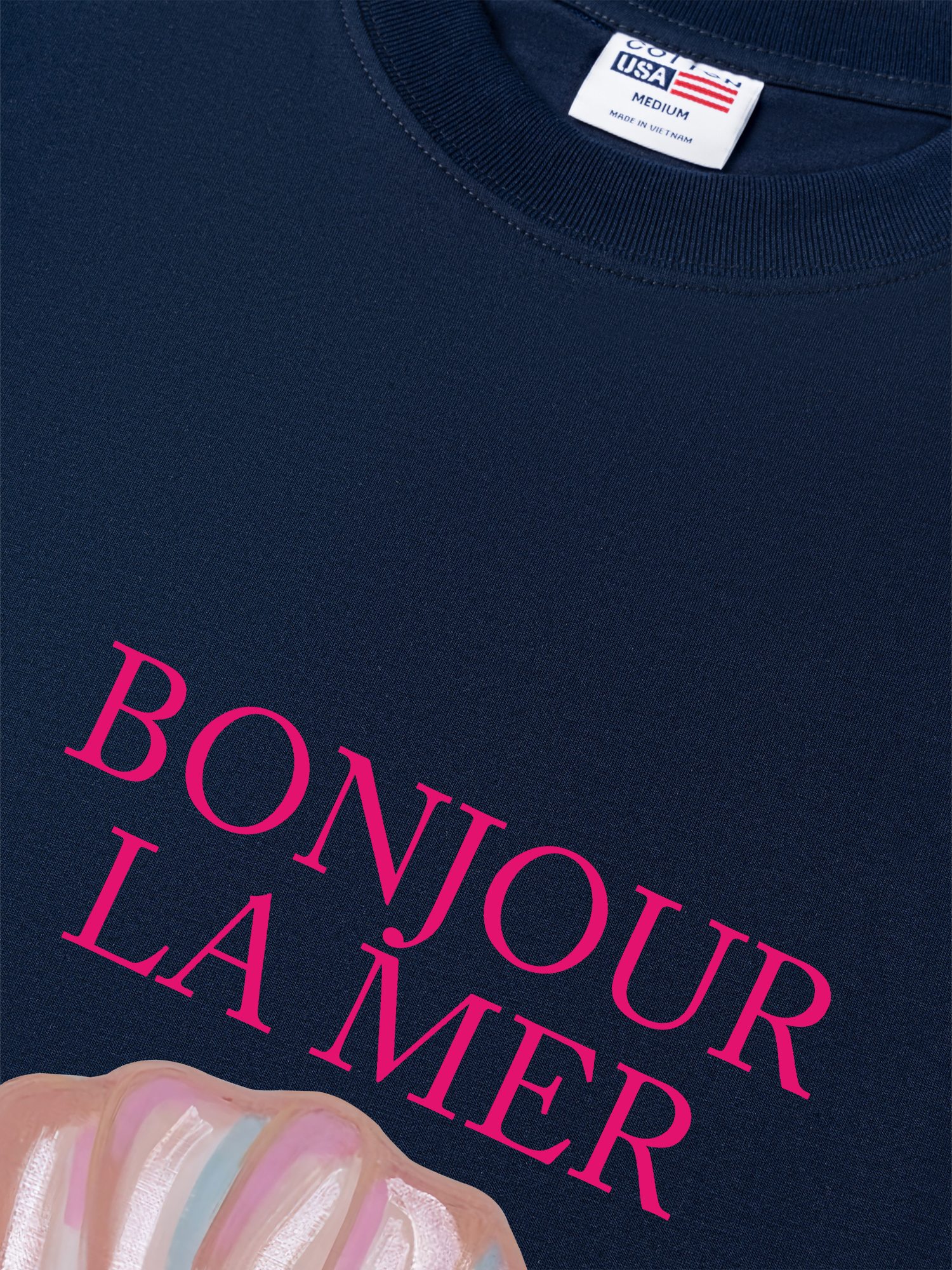 Áo Thun Relaxed Fit Bling Bonjour Lamer