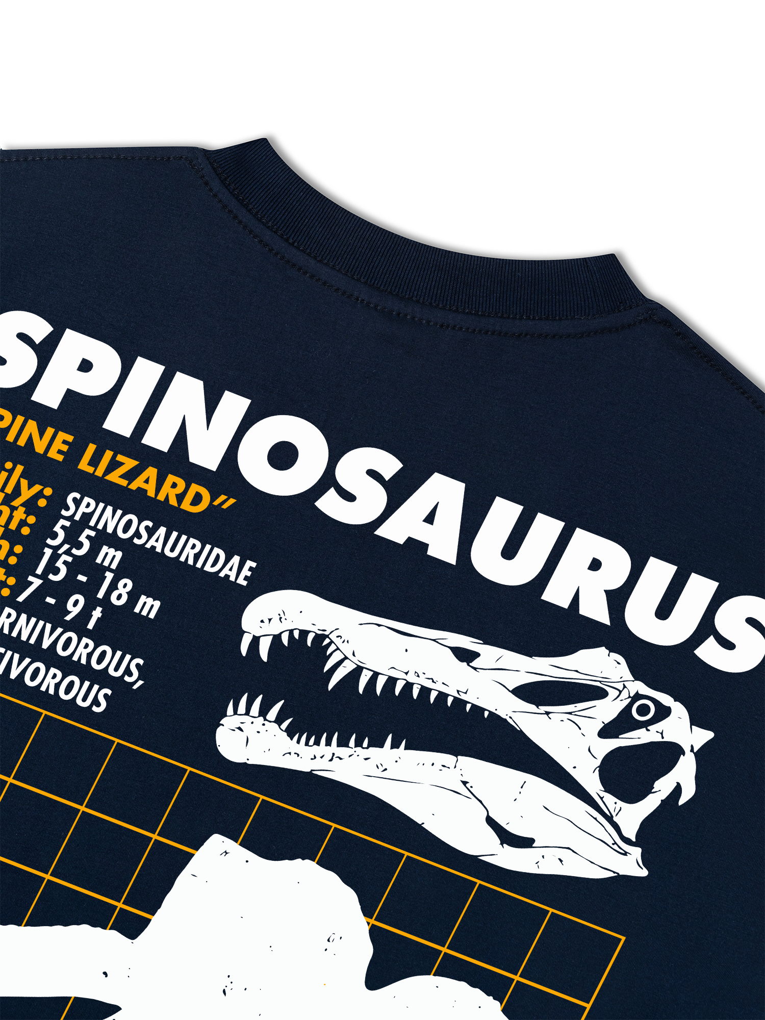 Áo Thun Relaxed Fit Wild Life Analysis Table Spinosaurus