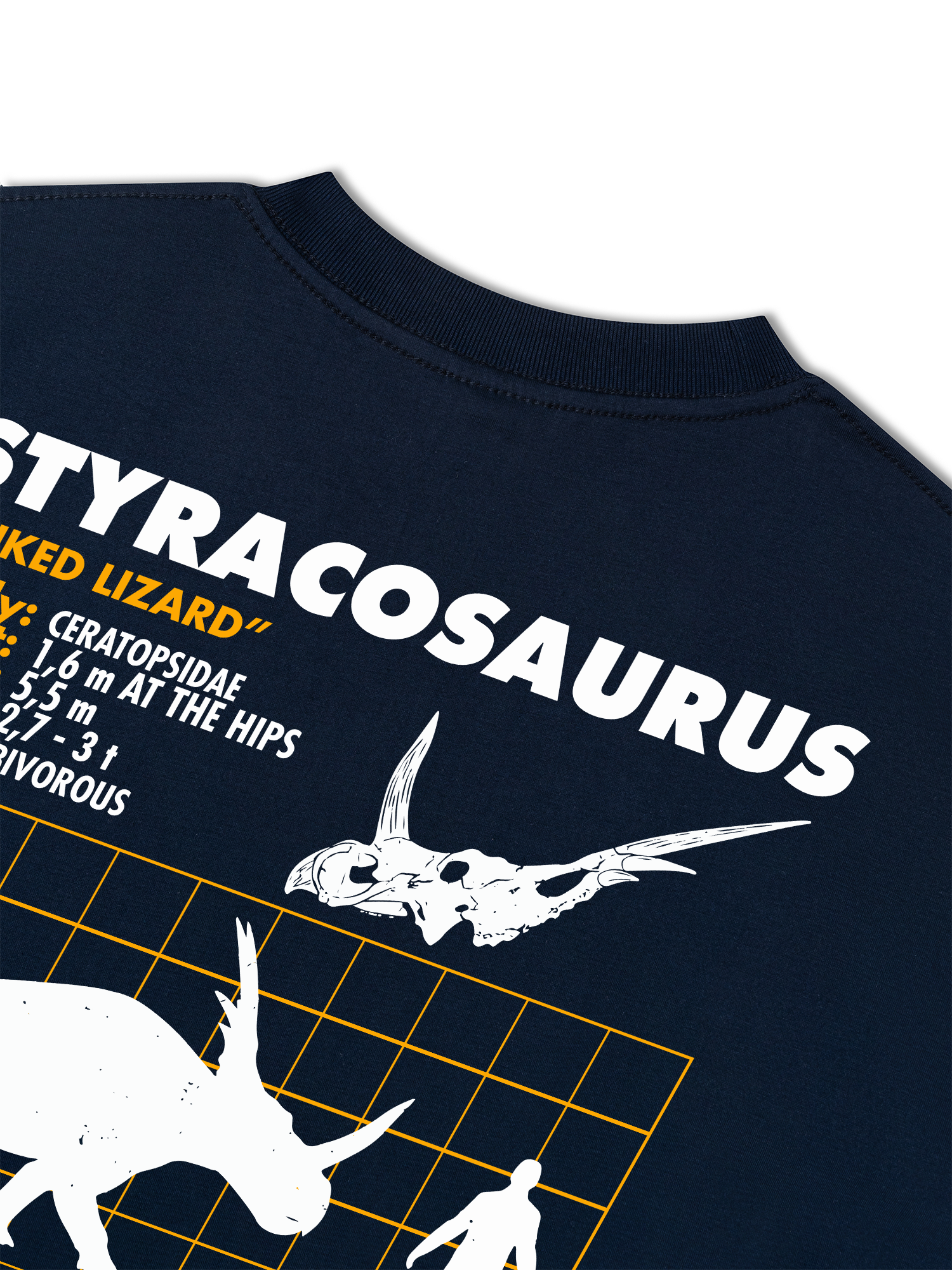 Áo Thun Relaxed Fit Analysis Table Styracosaurus