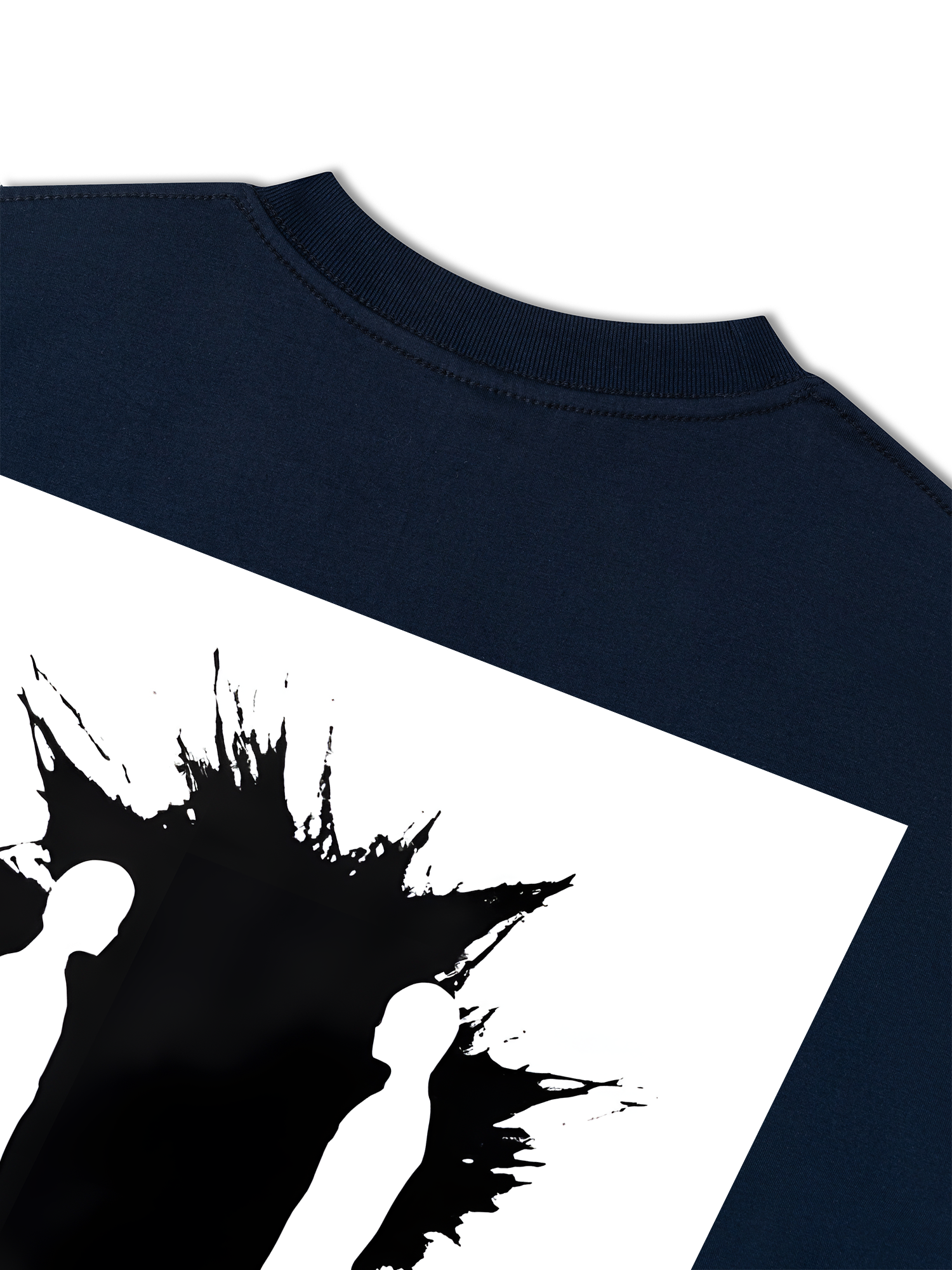 Áo Thun Relaxed Fit Idols Ubermensch Black And White