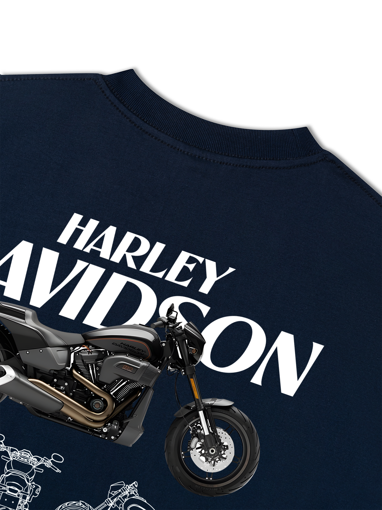 Áo Thun Relaxed Fit Dark Horse Rider Davidson