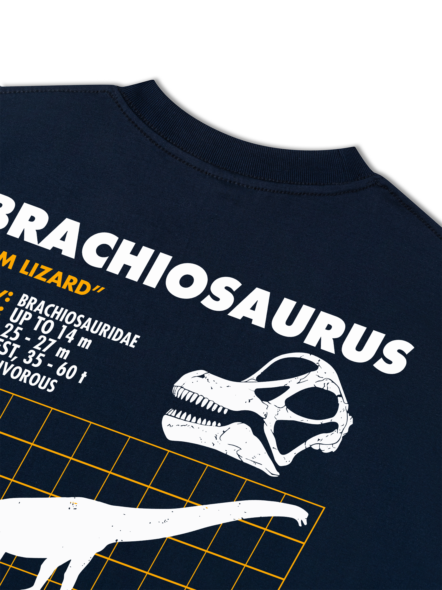 Áo Thun Relaxed Fit Analysis Table Brachiosaurus