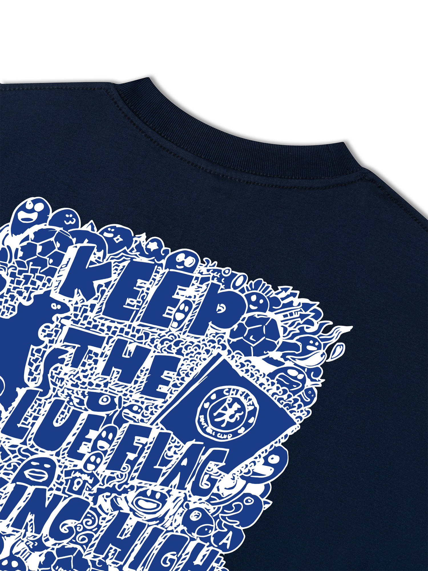 Áo Thun Relaxed Fit Soccer Keep The Blue Flag Flying High