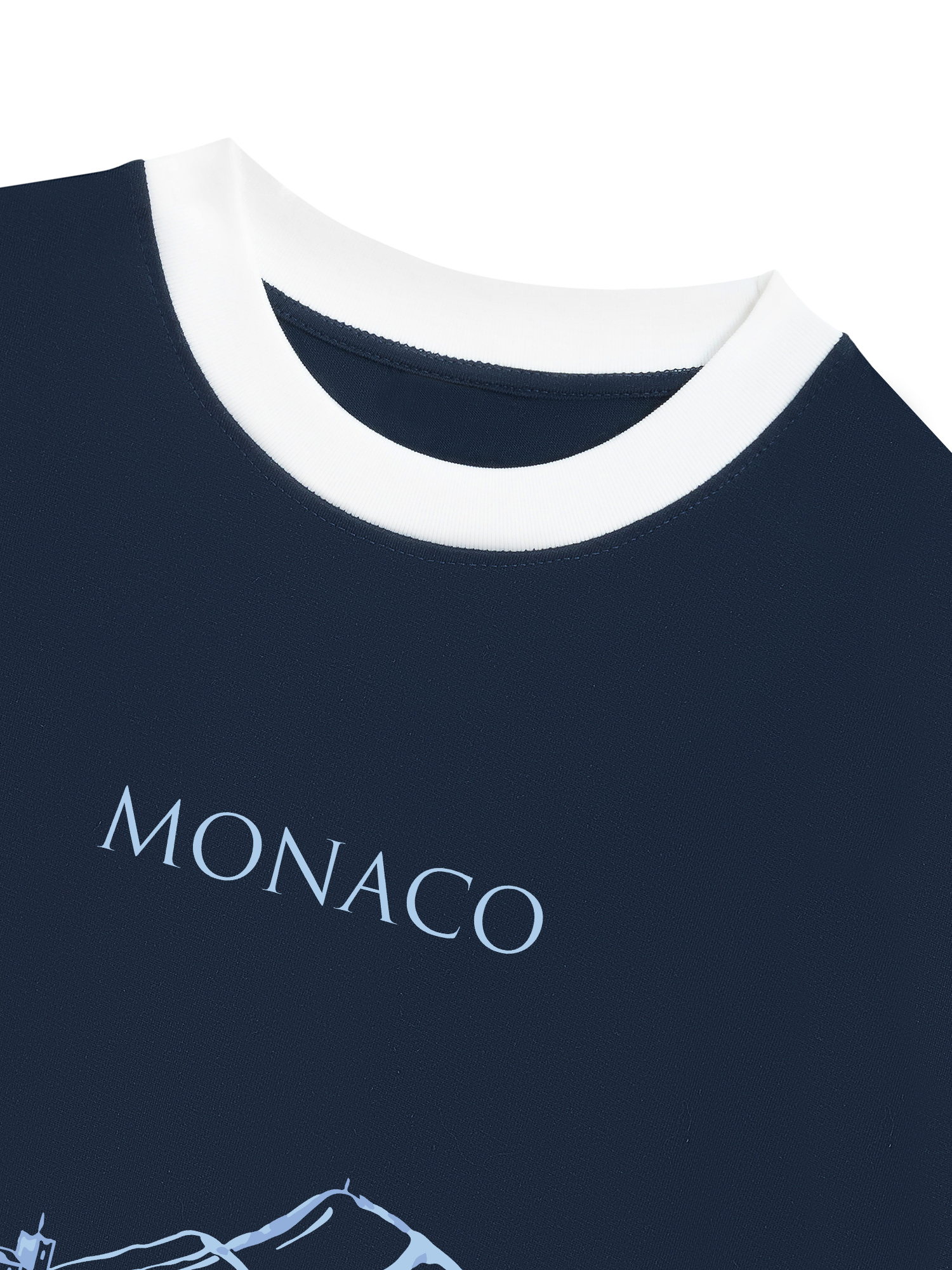Áo Thun Ringer Relaxed Fit City Monaco