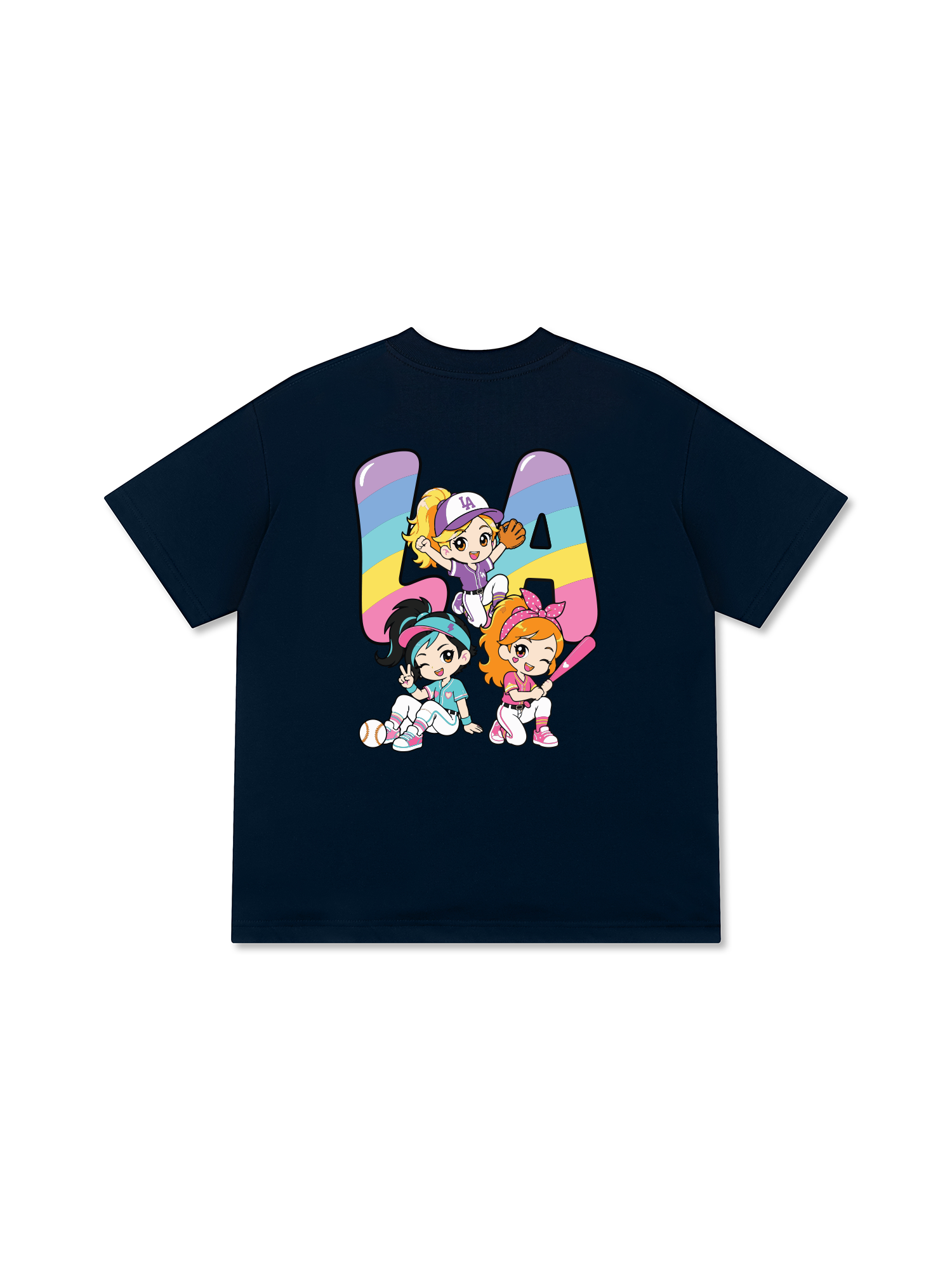 Áo Thun Relaxed Fit Baseball Dream Girls LA