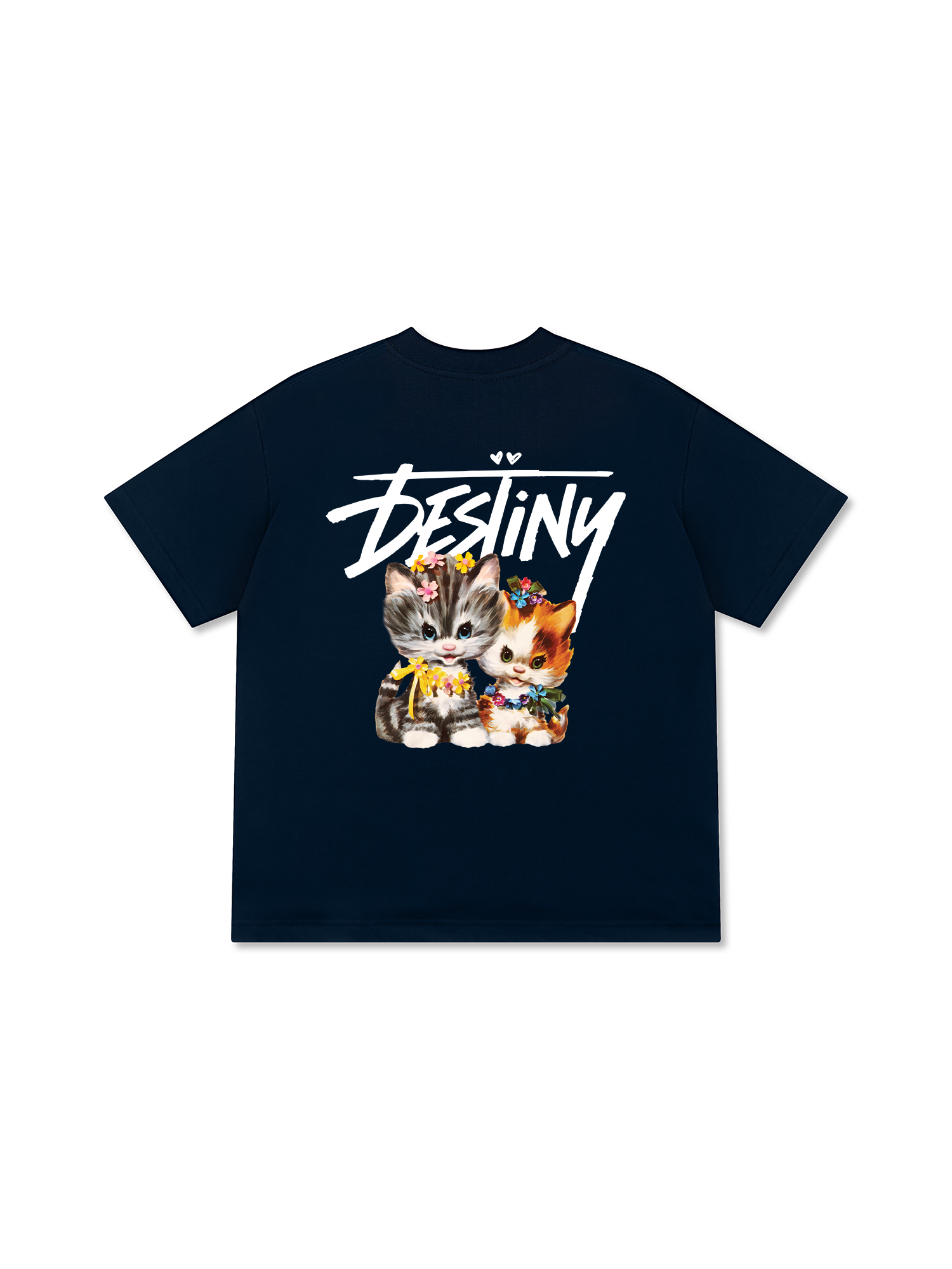 Áo Thun Relaxed Fit Destiny Love Cats