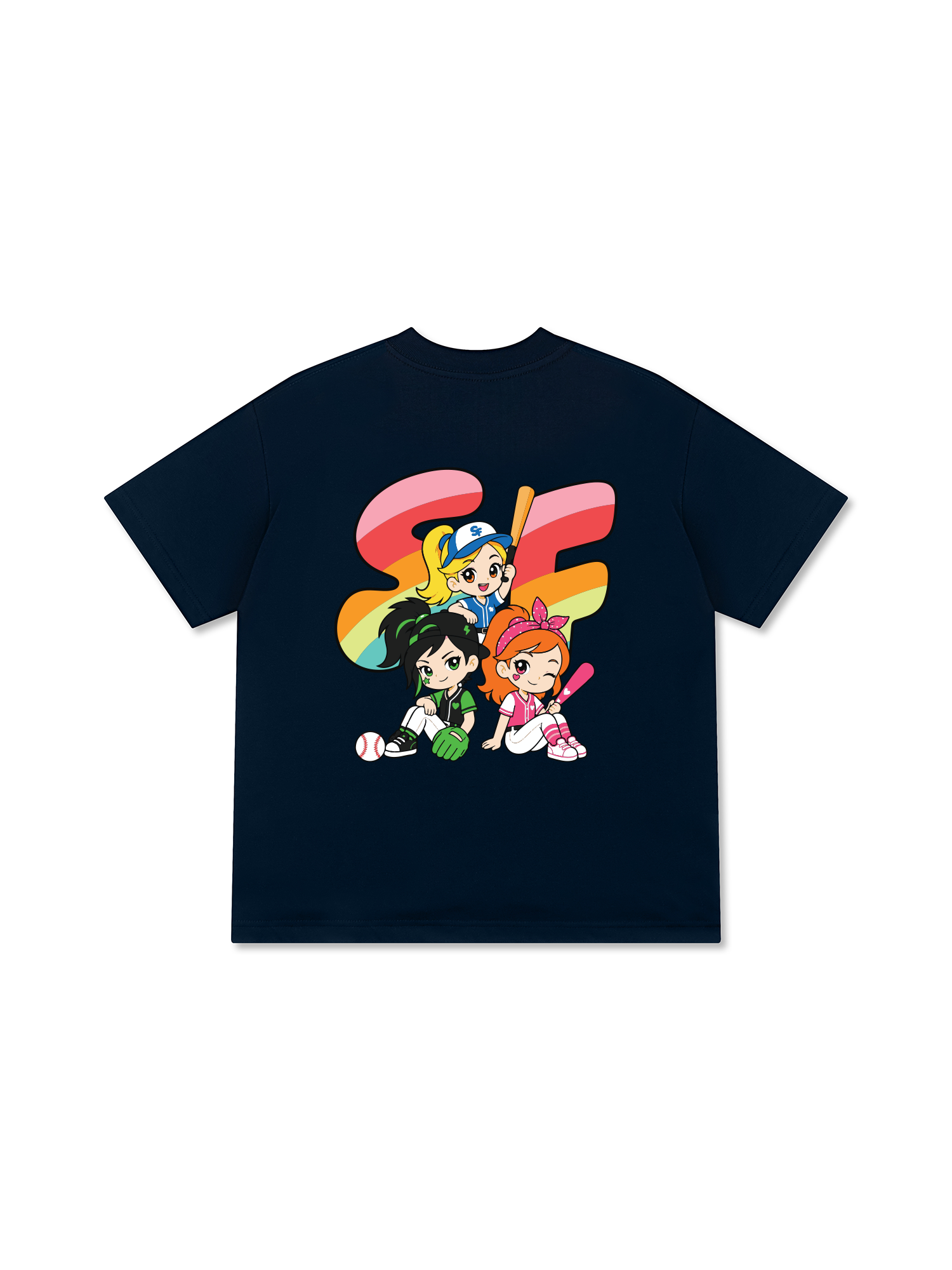 Áo Thun Relaxed Fit Baseball Dream Girls SF