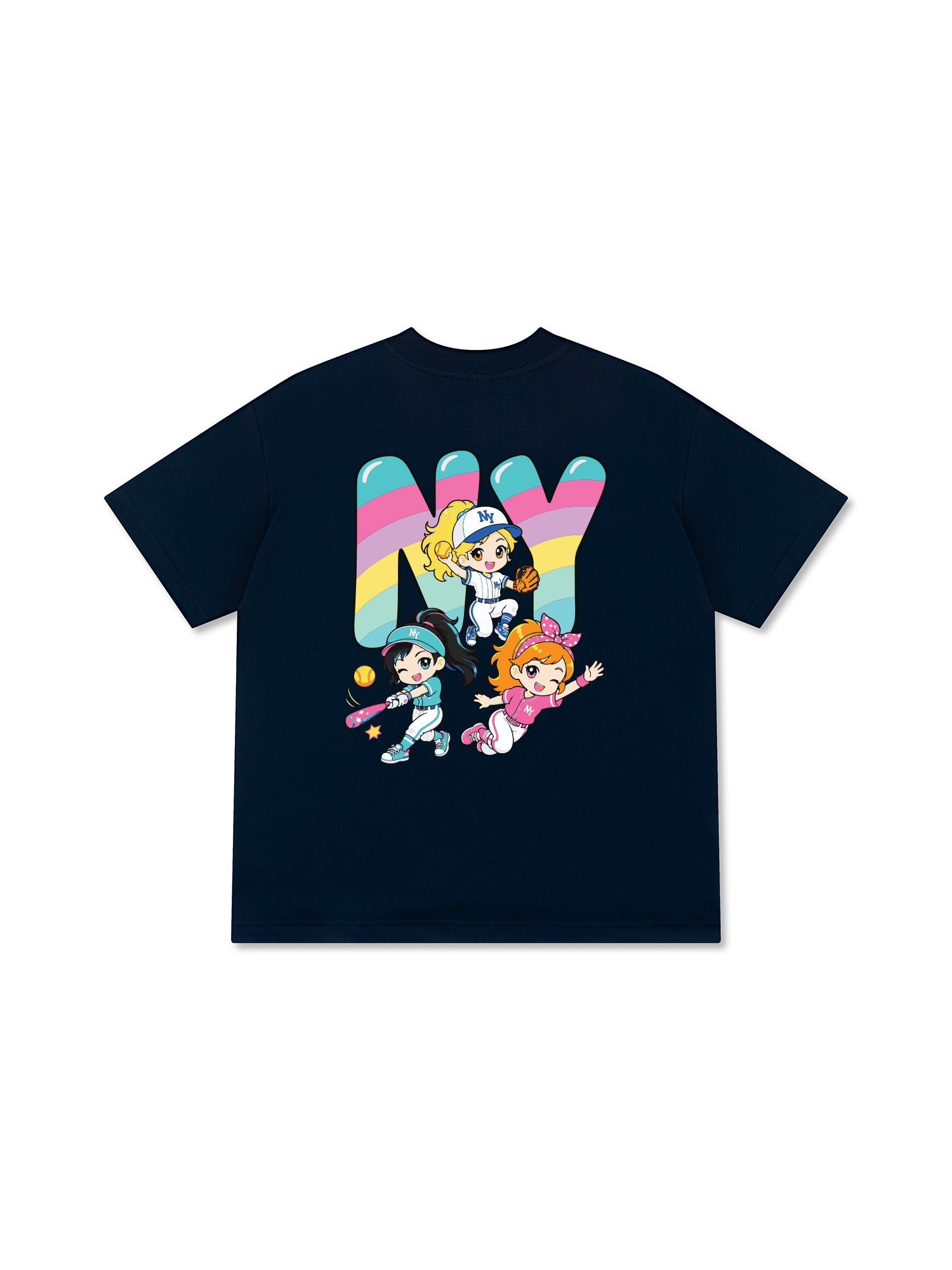 Áo Thun Relaxed Fit  Baseball Dream Girls NY