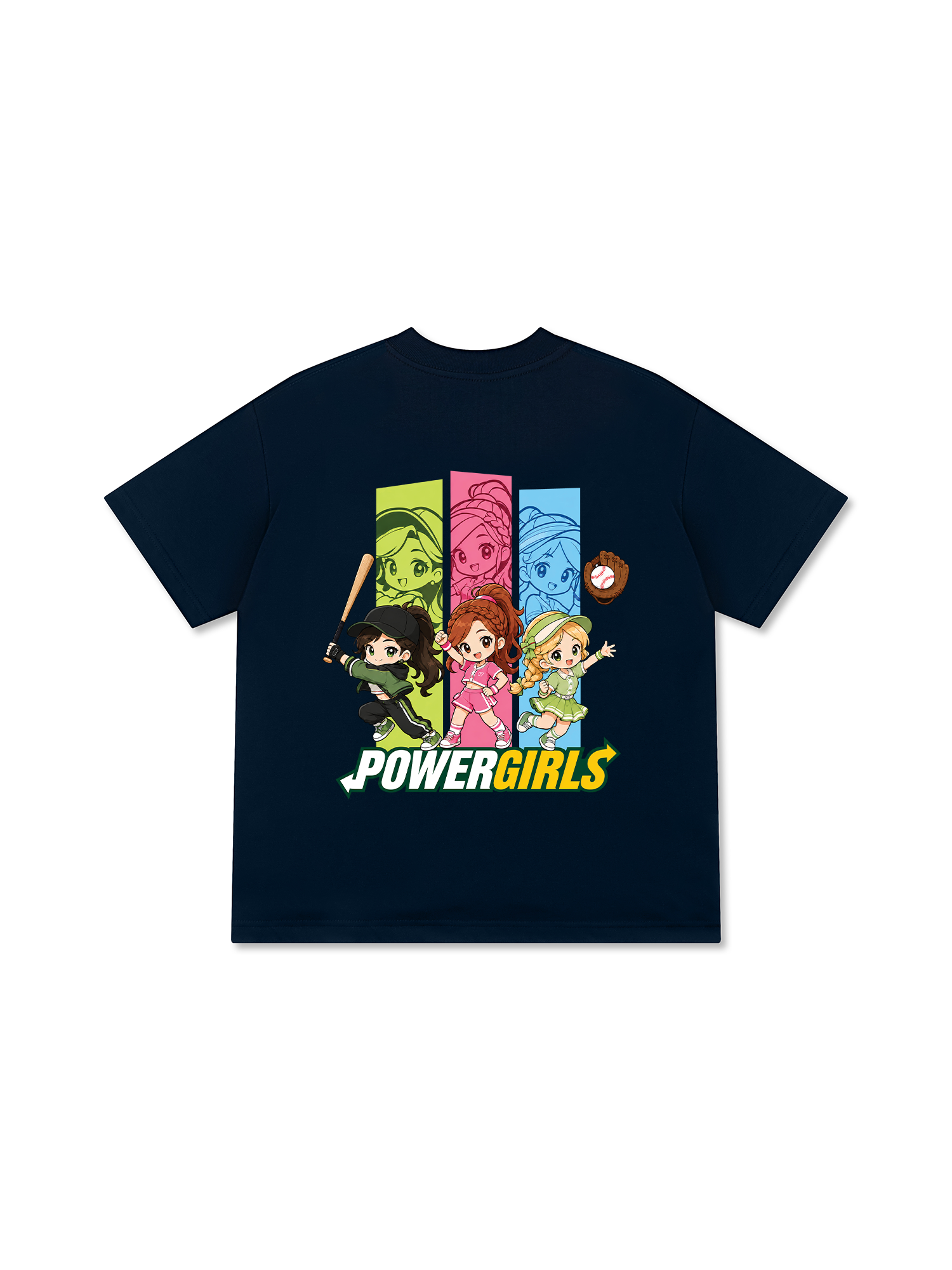 Áo Thun Relaxed Fit Baseball PowerGirl 3