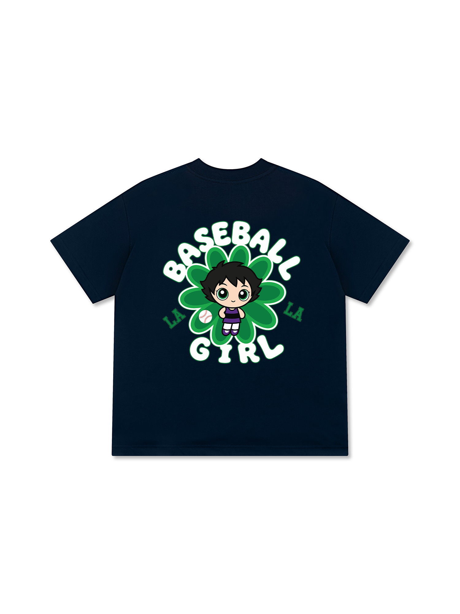 Áo Thun Relaxed Fit Baseball Green LA