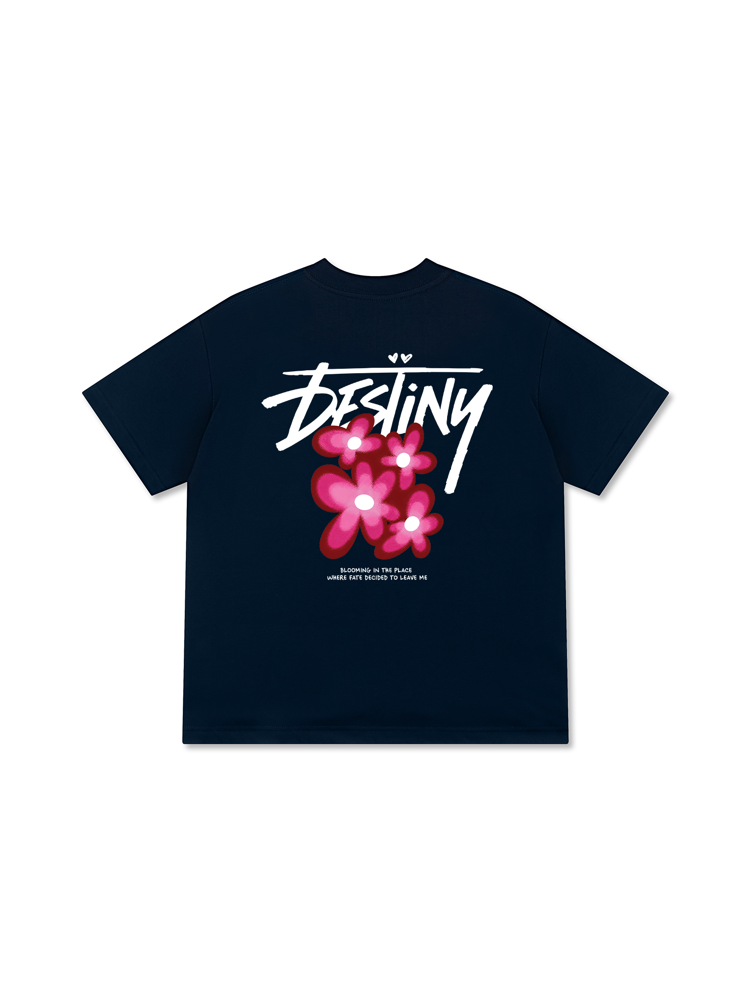 Áo Thun Relaxed Fit Destiny Pink Flower