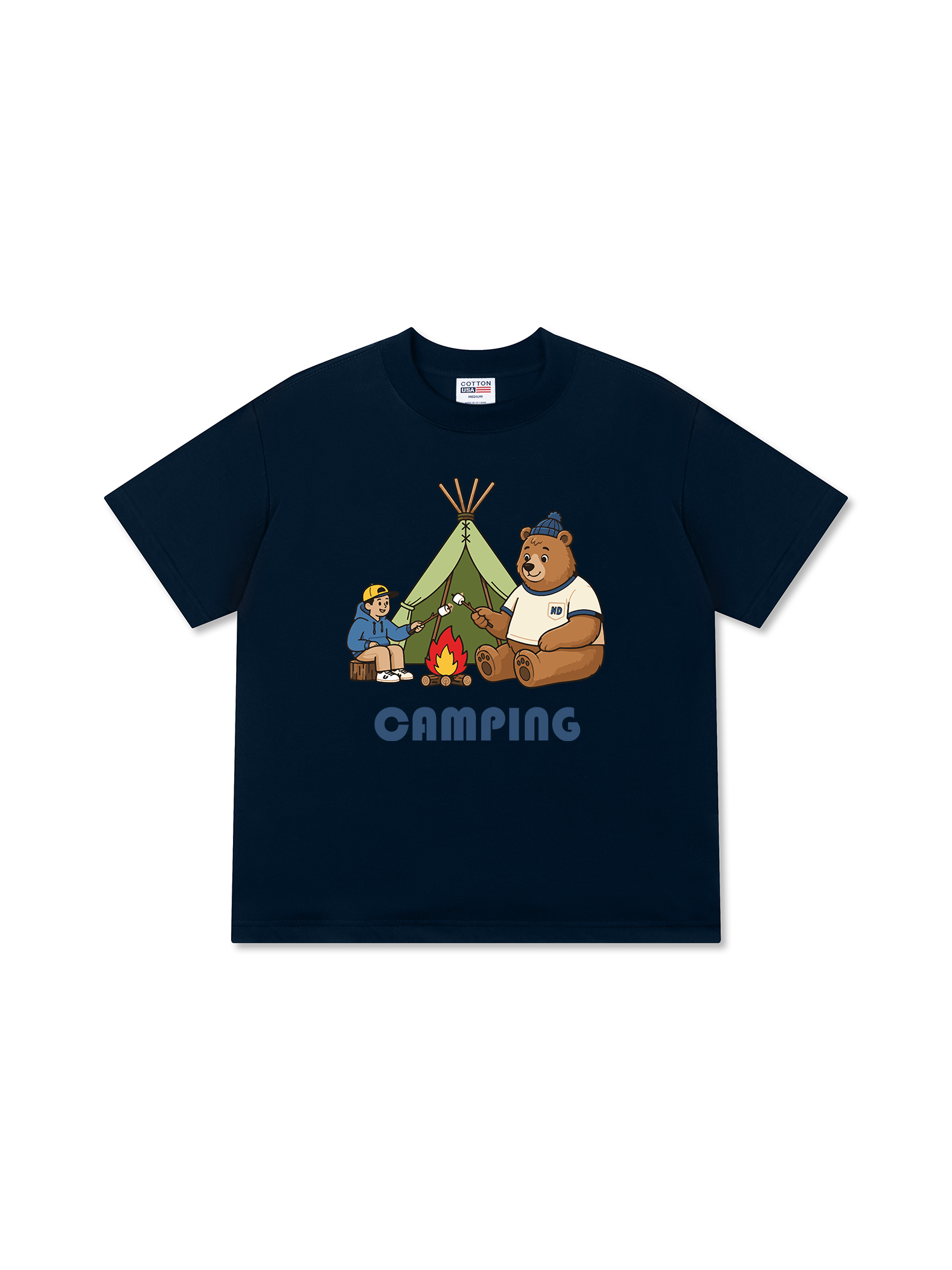 Áo Thun Relaxed Fit Adventure Camping