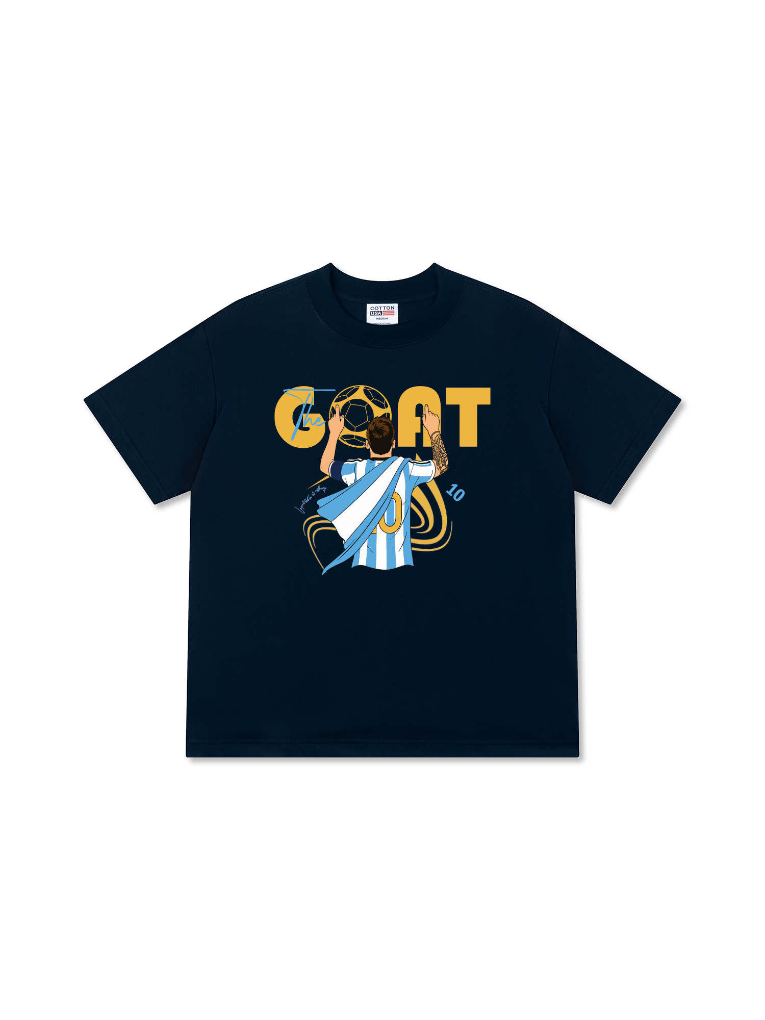 Áo Thun Relaxed Fit The Goat M10 Impossible Is Nothing