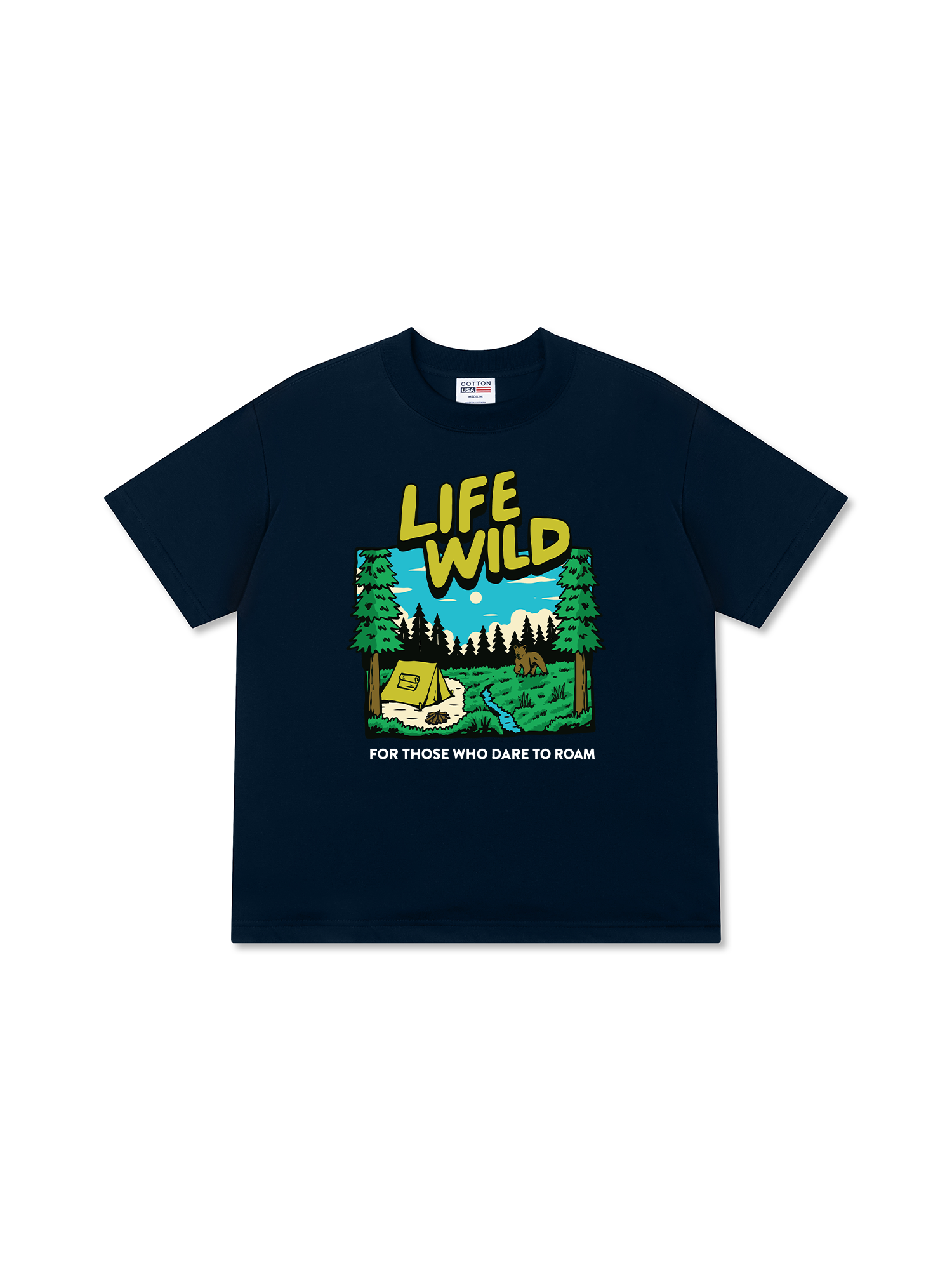 Áo Thun Relaxed Fit Adventure Life Wild