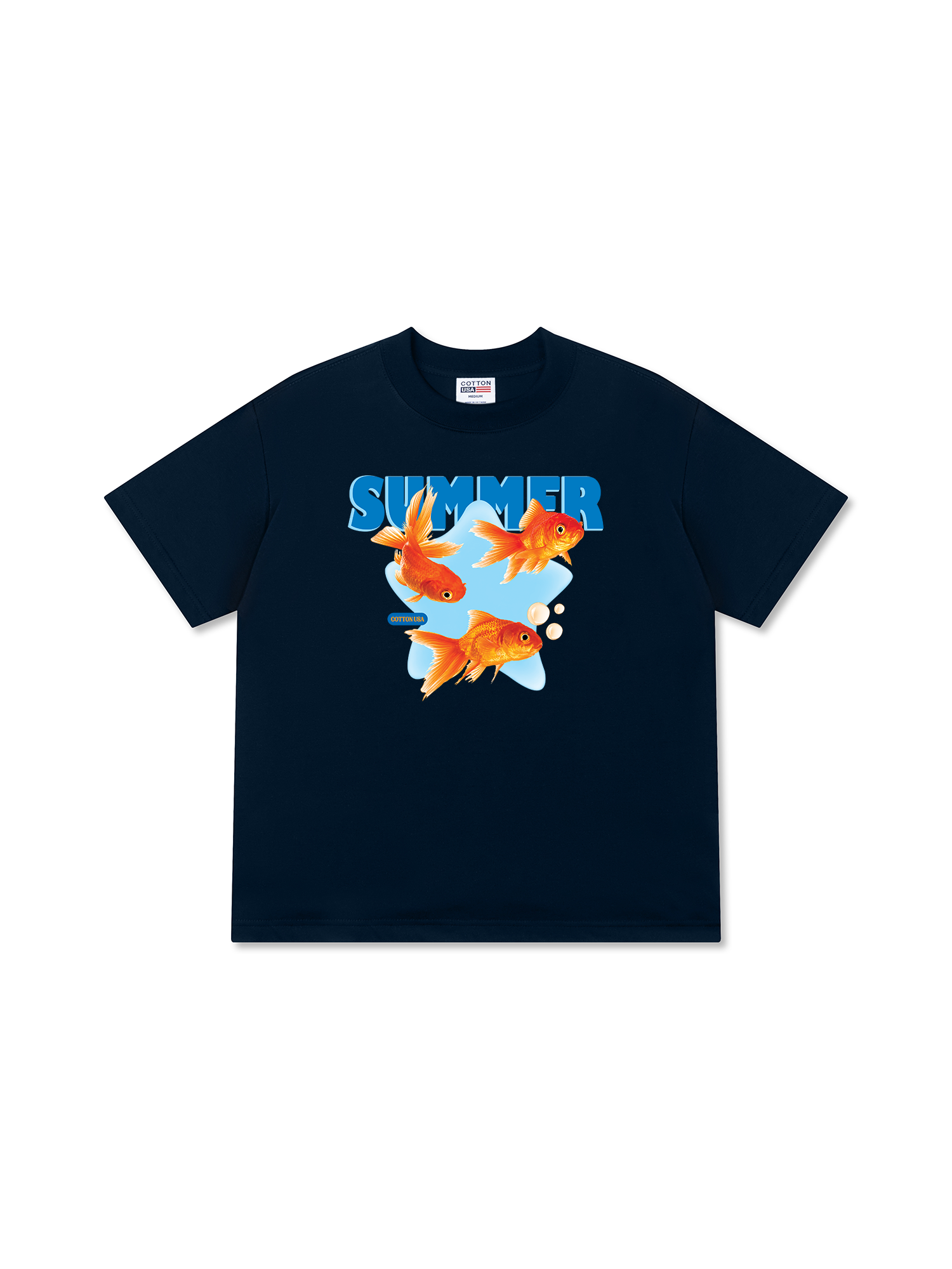 Áo Thun Relaxed Fit Tshirt Tshirt Tropical Summer Goldfish