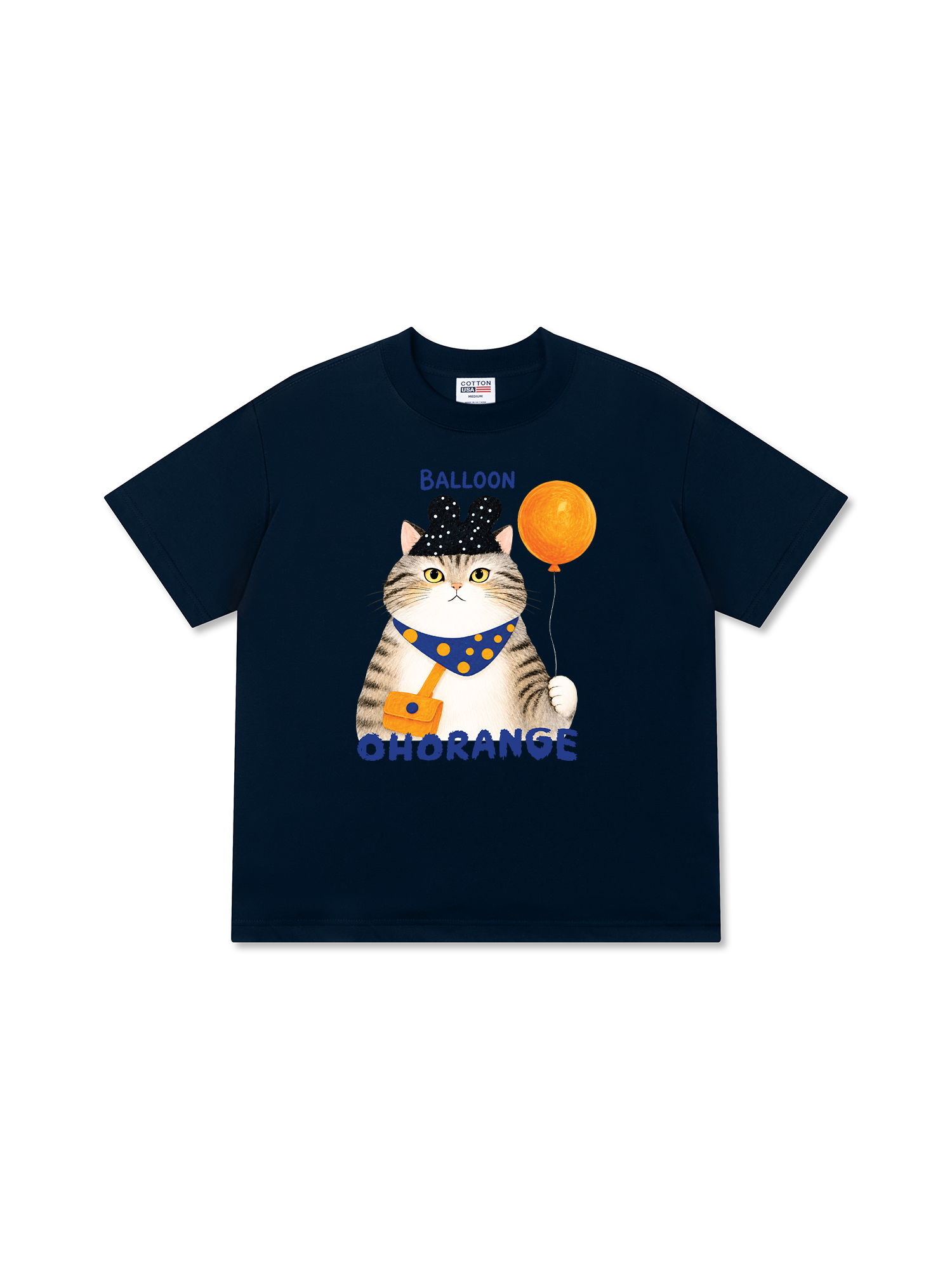 Áo Thun Relaxed Fit Soft Paw Meaw With Balloon