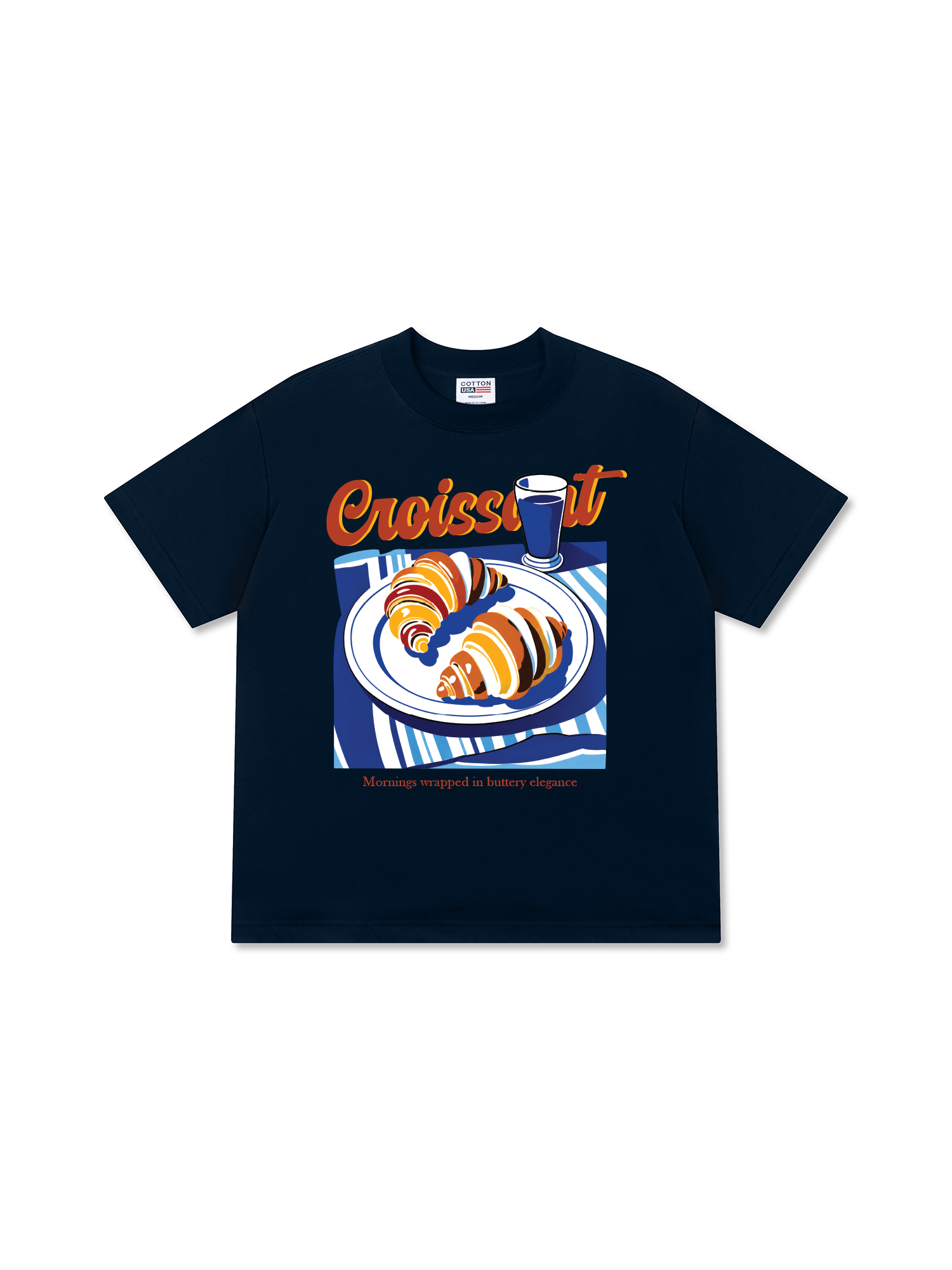 Áo Thun Relaxed Fit Croissant