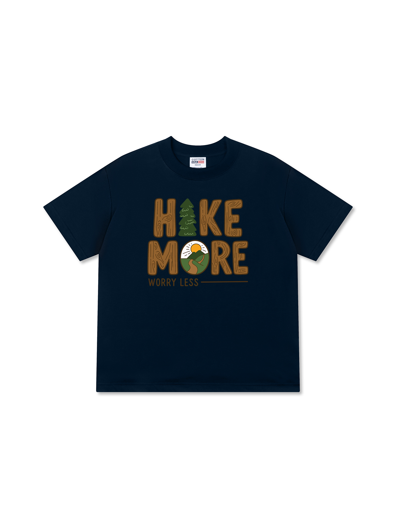 Áo Thun Relaxed Fit Adventure Hide More Worry Less