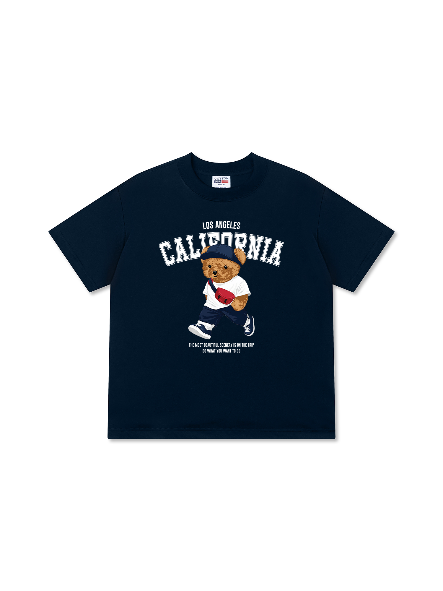 Áo Thun Relaxed Fit Bear Town California