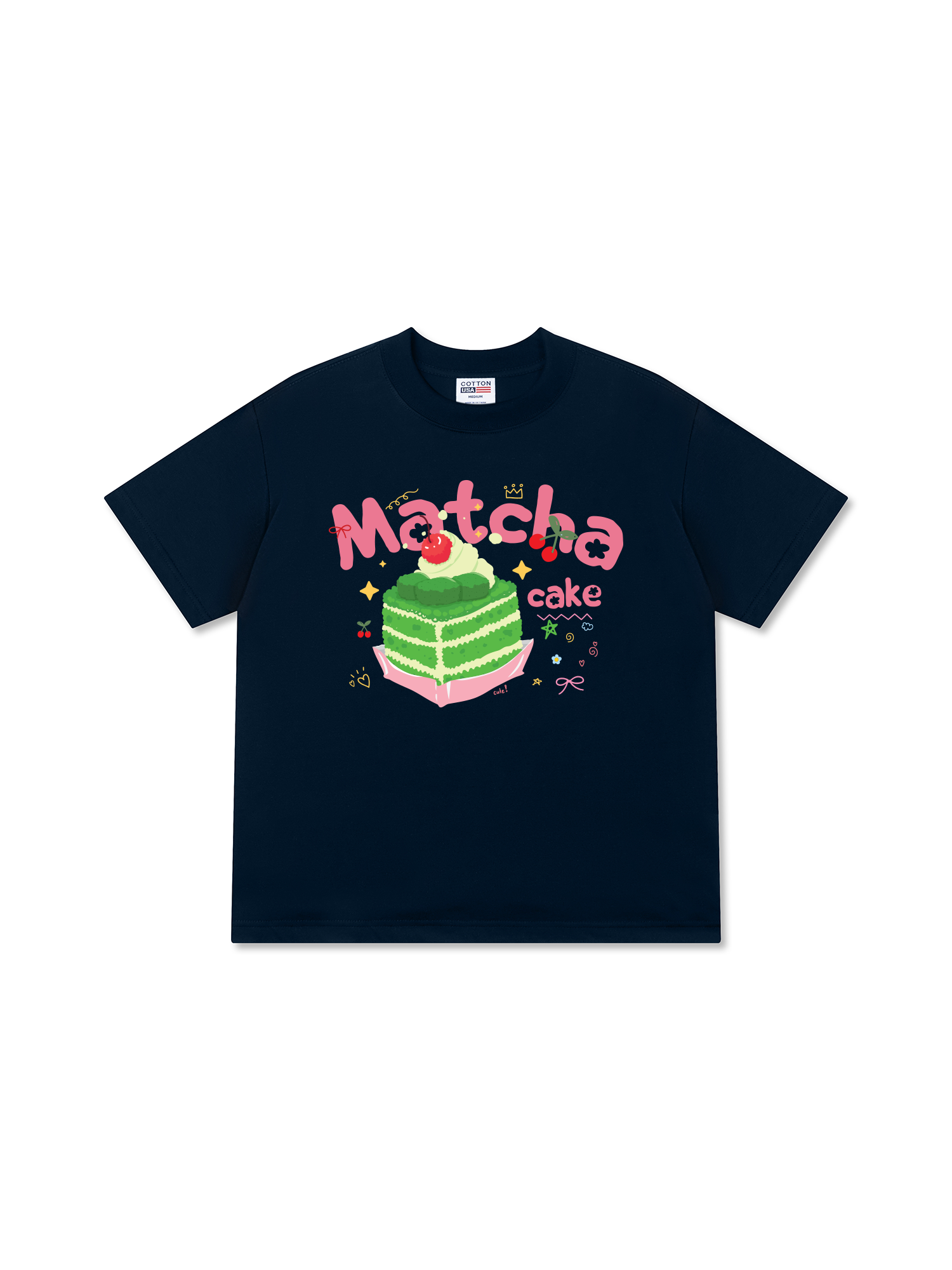 Áo Thun Relaxed Fit Matcha Cake