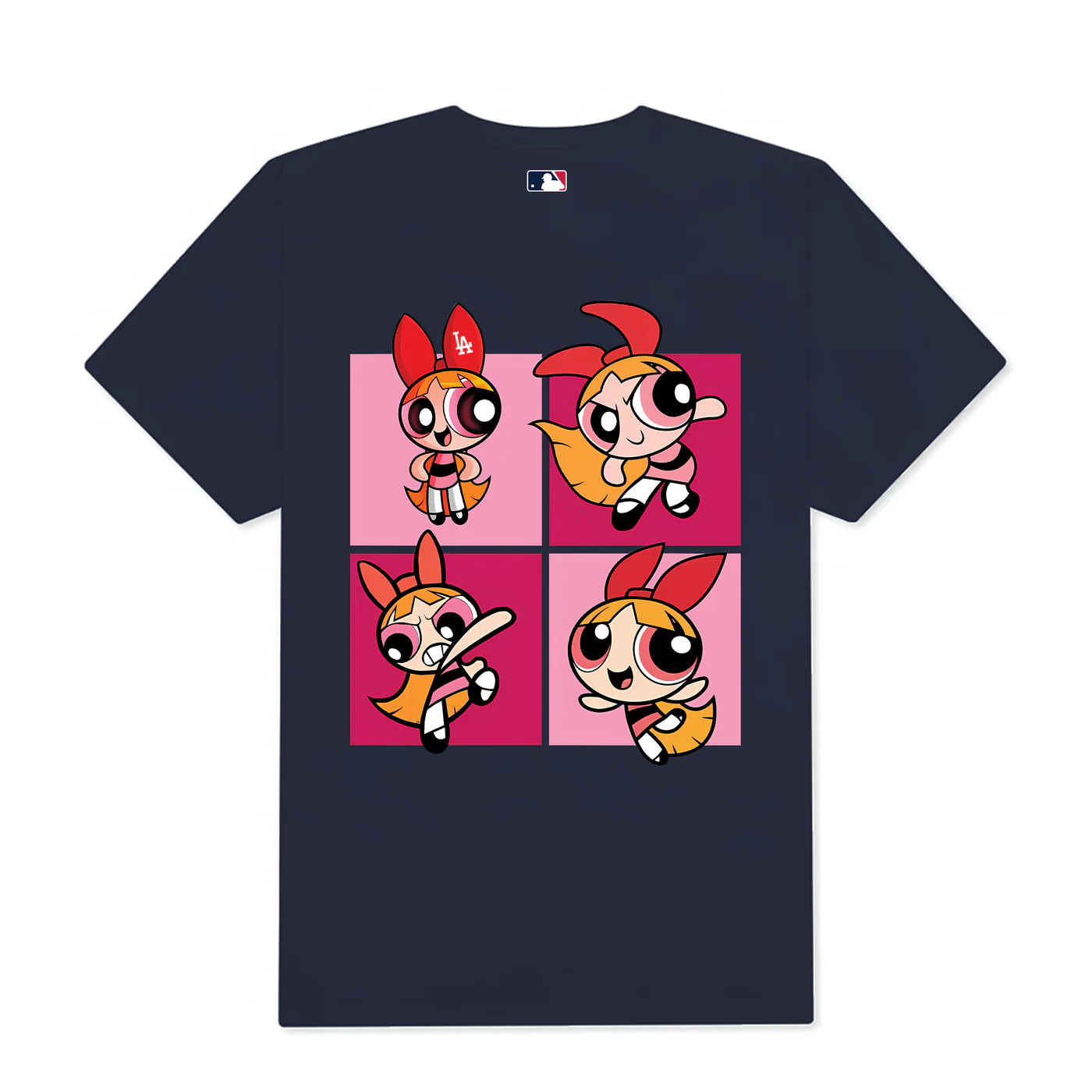 Flash Sale MLB LA The Powerpuff Girls Pink T-Shirt