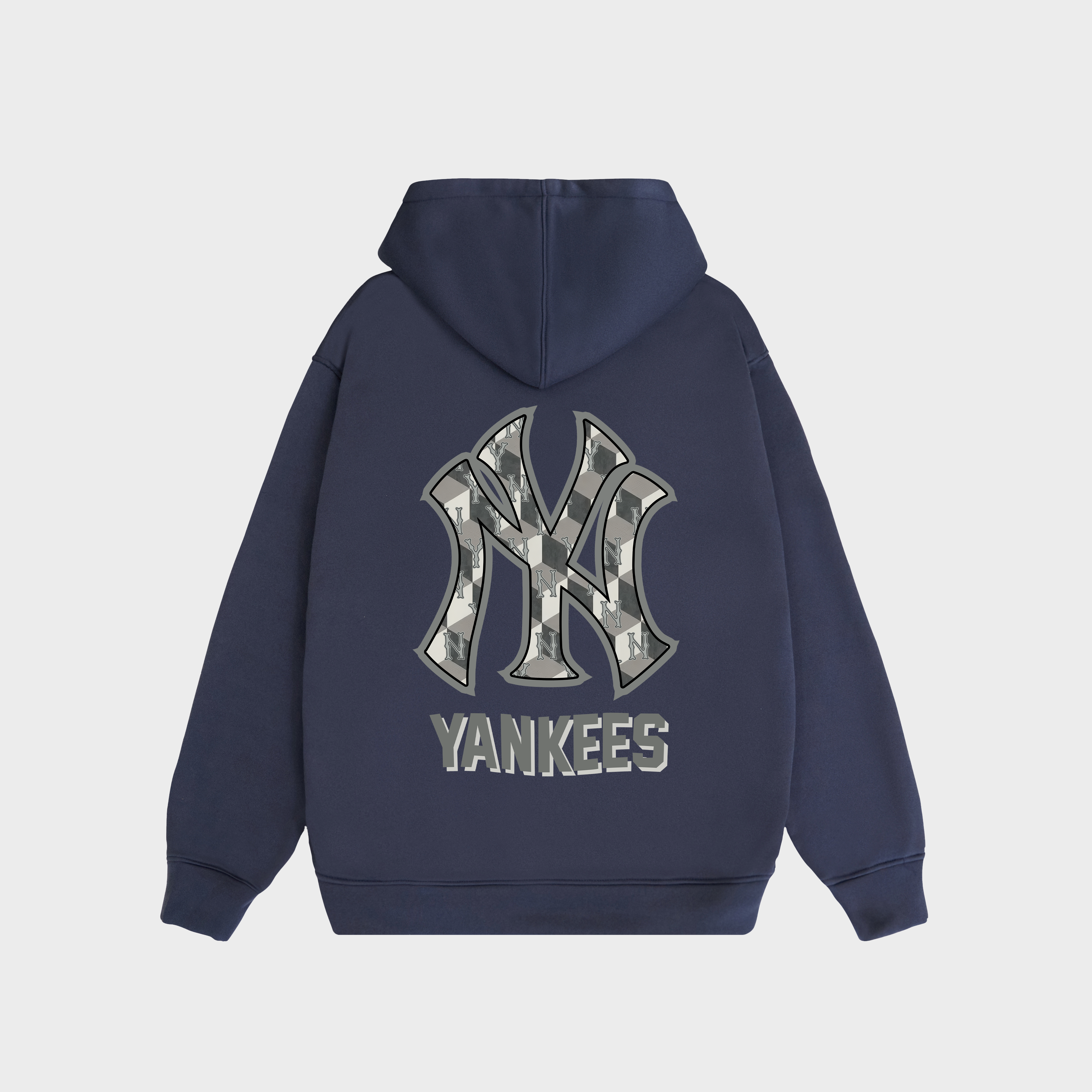 MLB New York Yankees Grey Hoodie