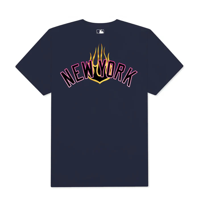 Flash Sale MLB New York Yankees Purple Fire T-Shirt