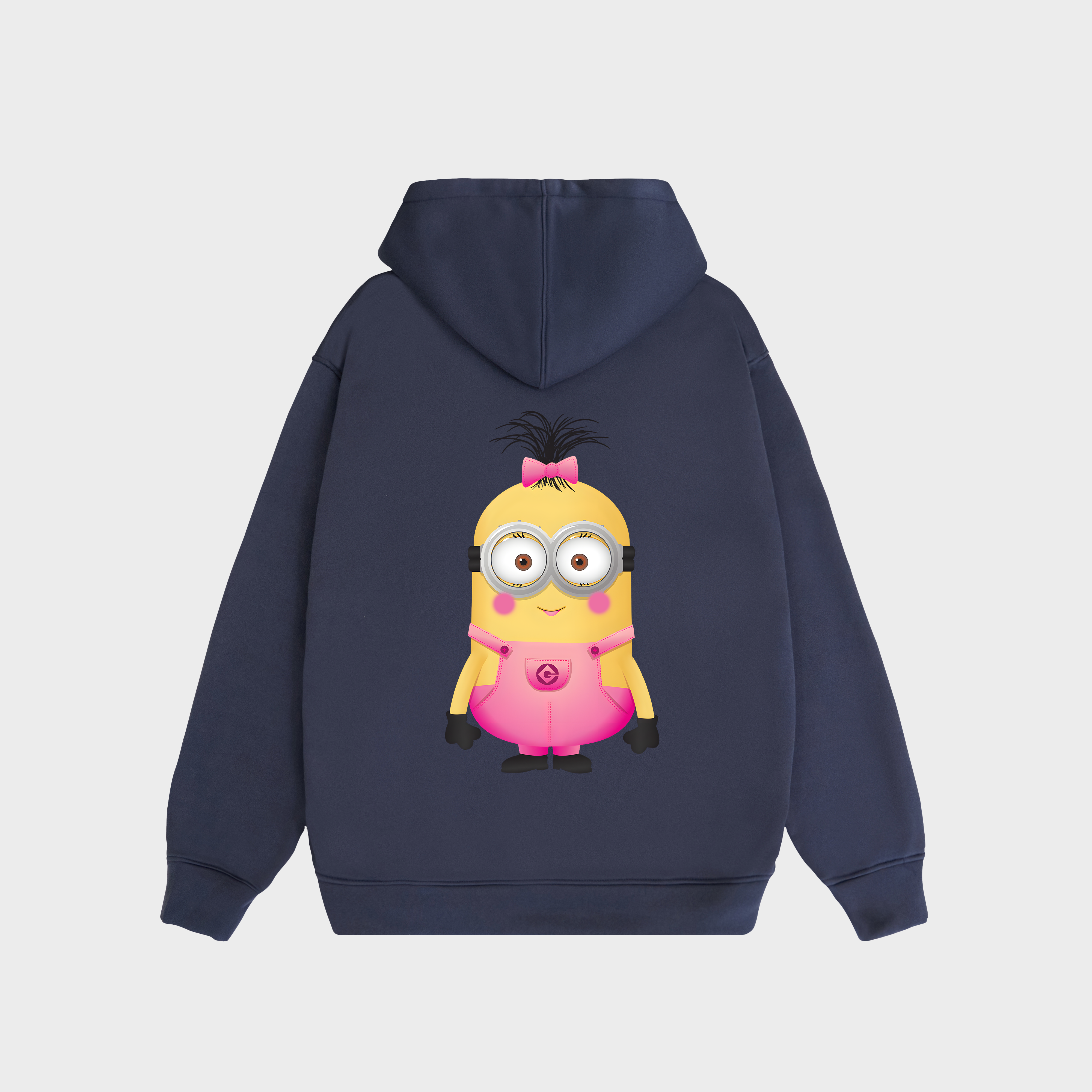 MINIONS GIRL CUT HOODIE / NAVY