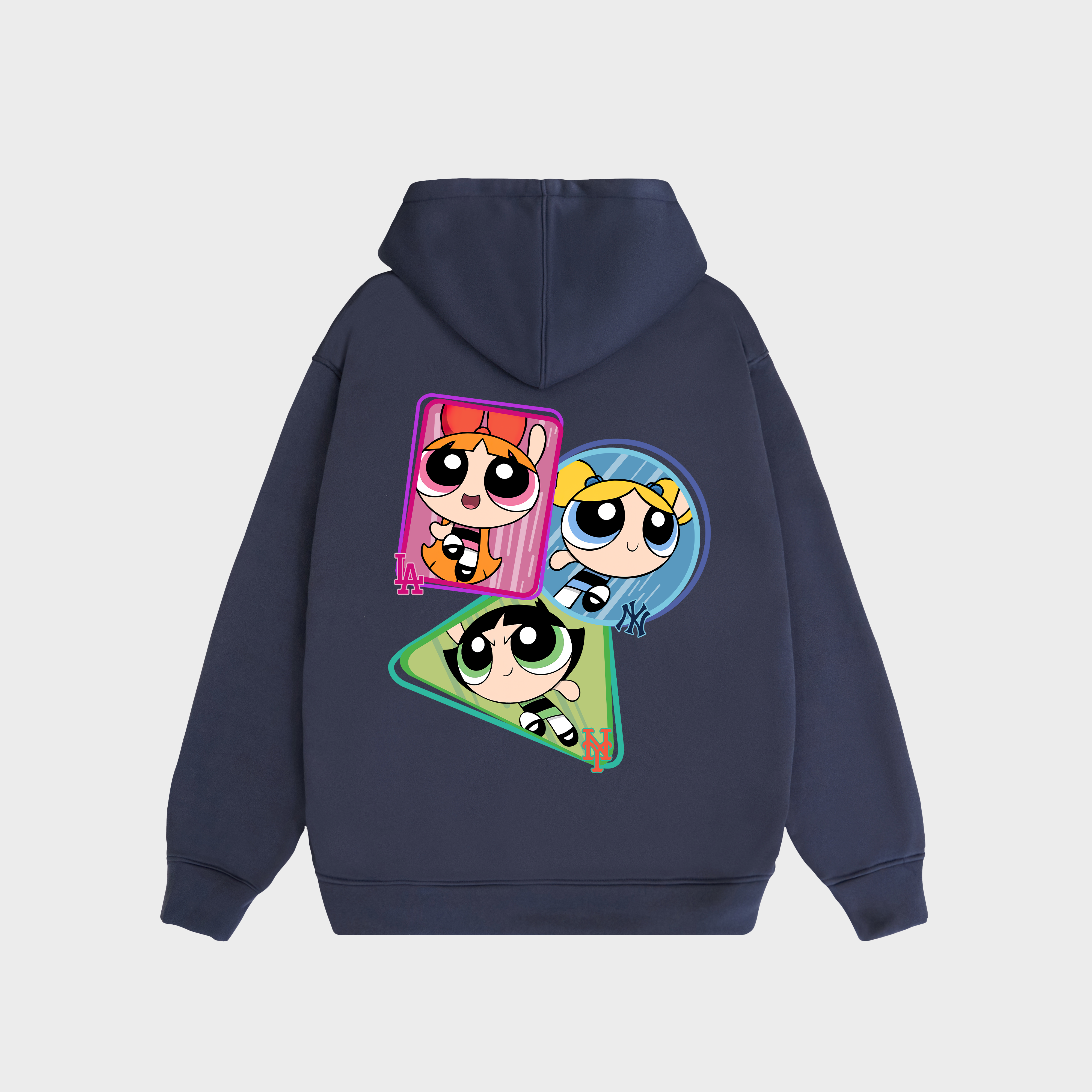 MLB The Powerpuff Girls Trio Action Shot Hoodie