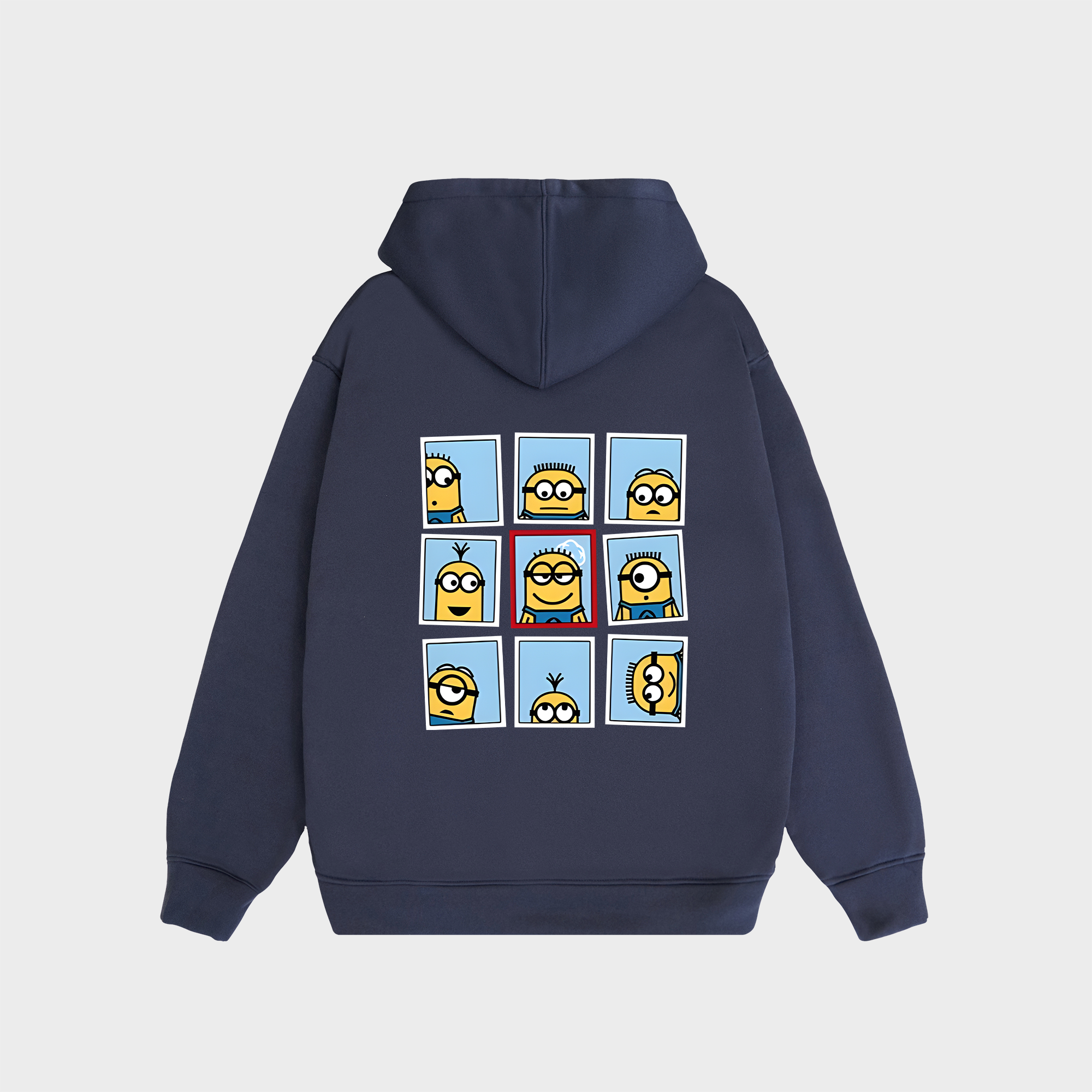 MINIONS WHEN YOU THINK YOU'RE MUTE HOODIE / NAVY