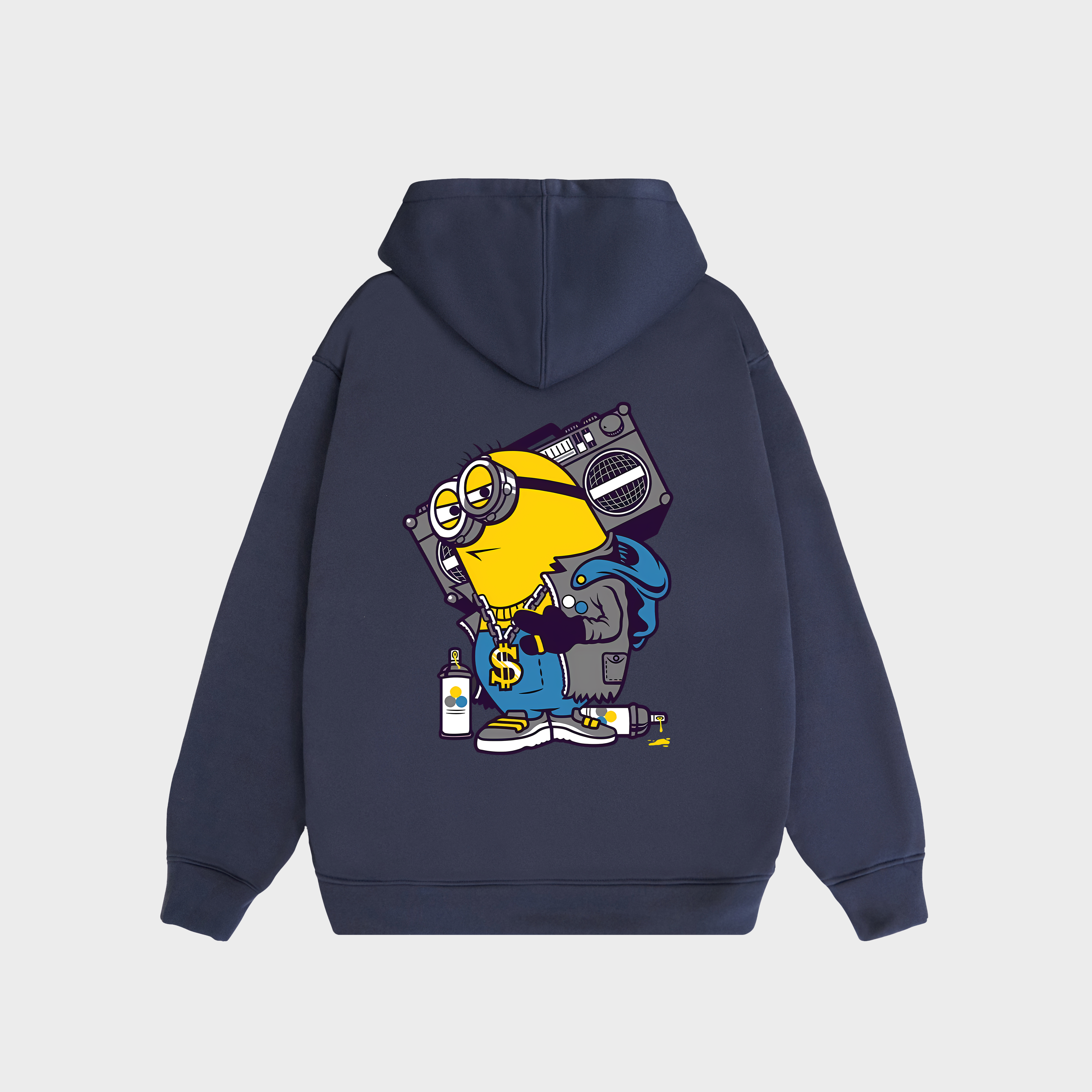 MINION RADIO MUSIC HOODIE / NAVY