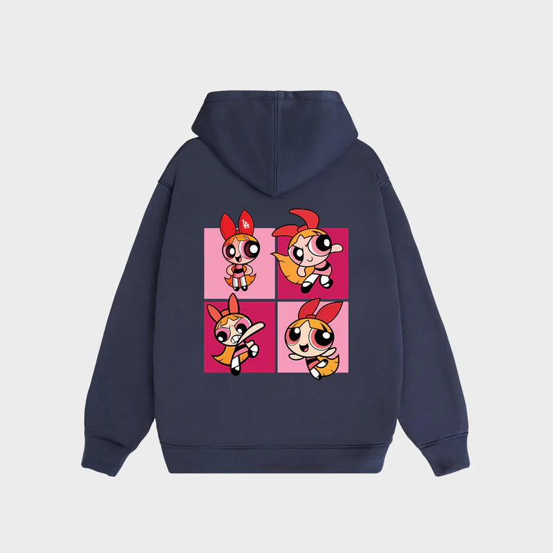 Flash Sale MLB The Powerpuff Girls Pink Hoodie