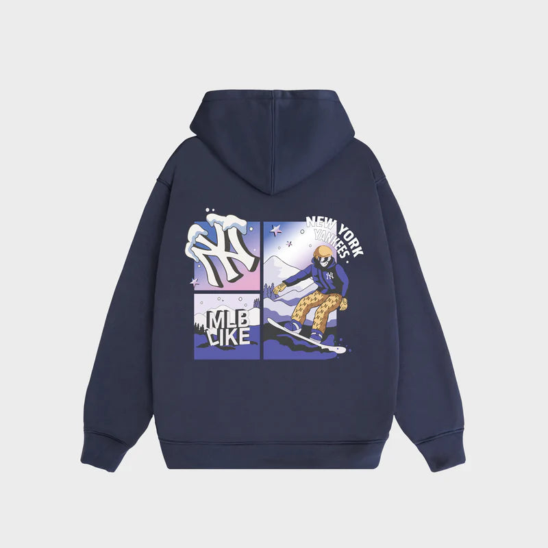 Flash Sale MLB New York Yankees Skiing Girl Hoodie