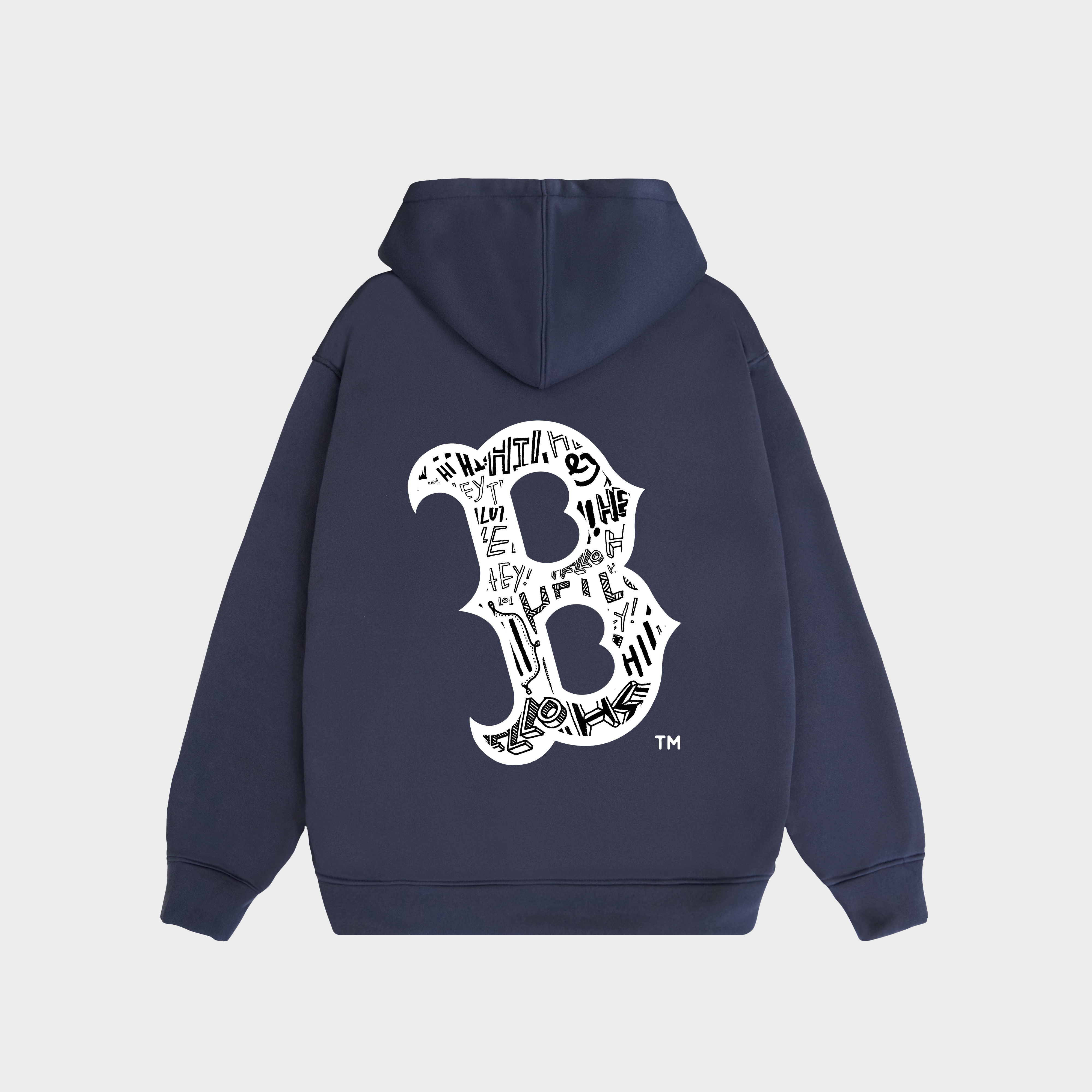 MLB Monogram Big Logo B Hoodie