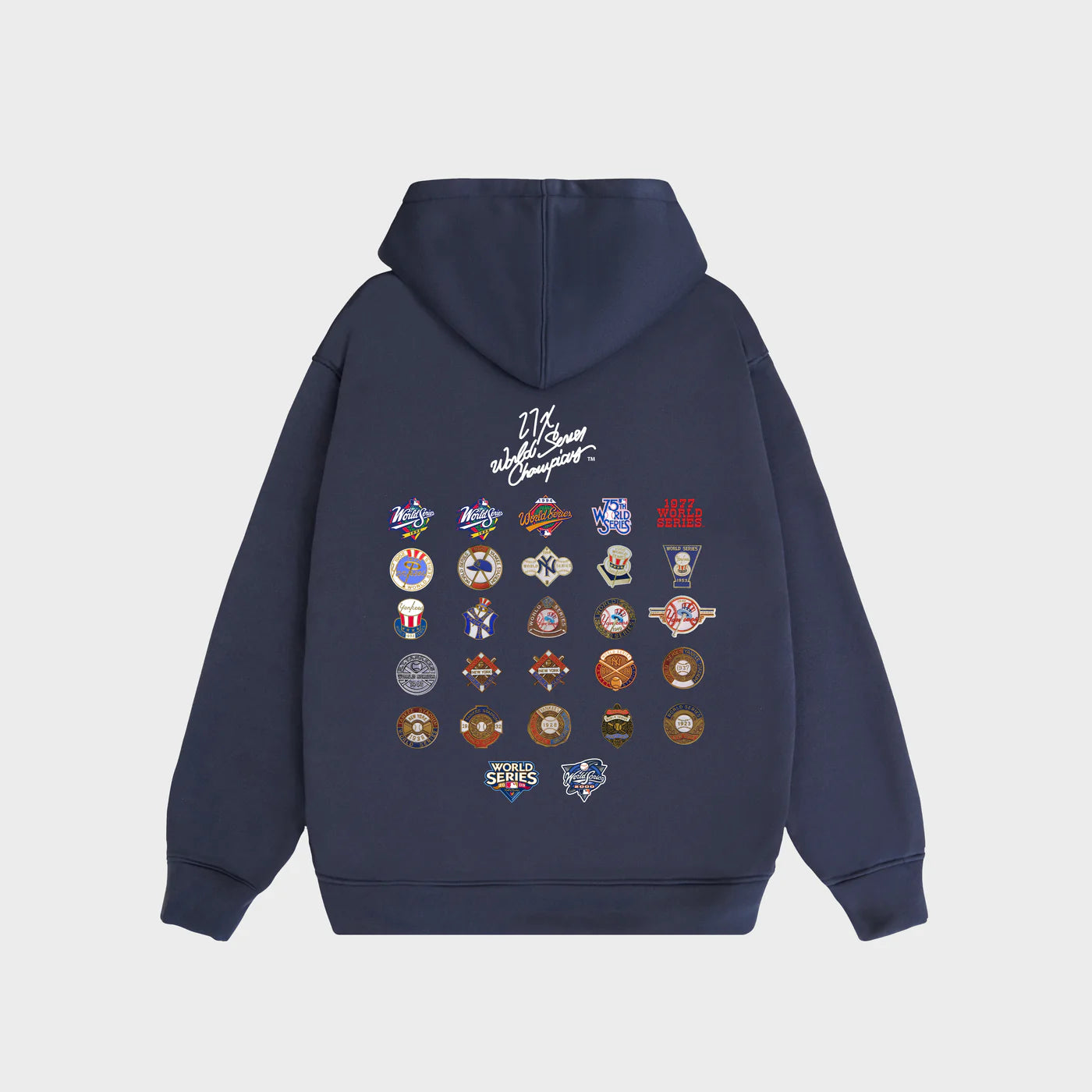 Flash Sale MLB New York Yankees Logos History Hoodie