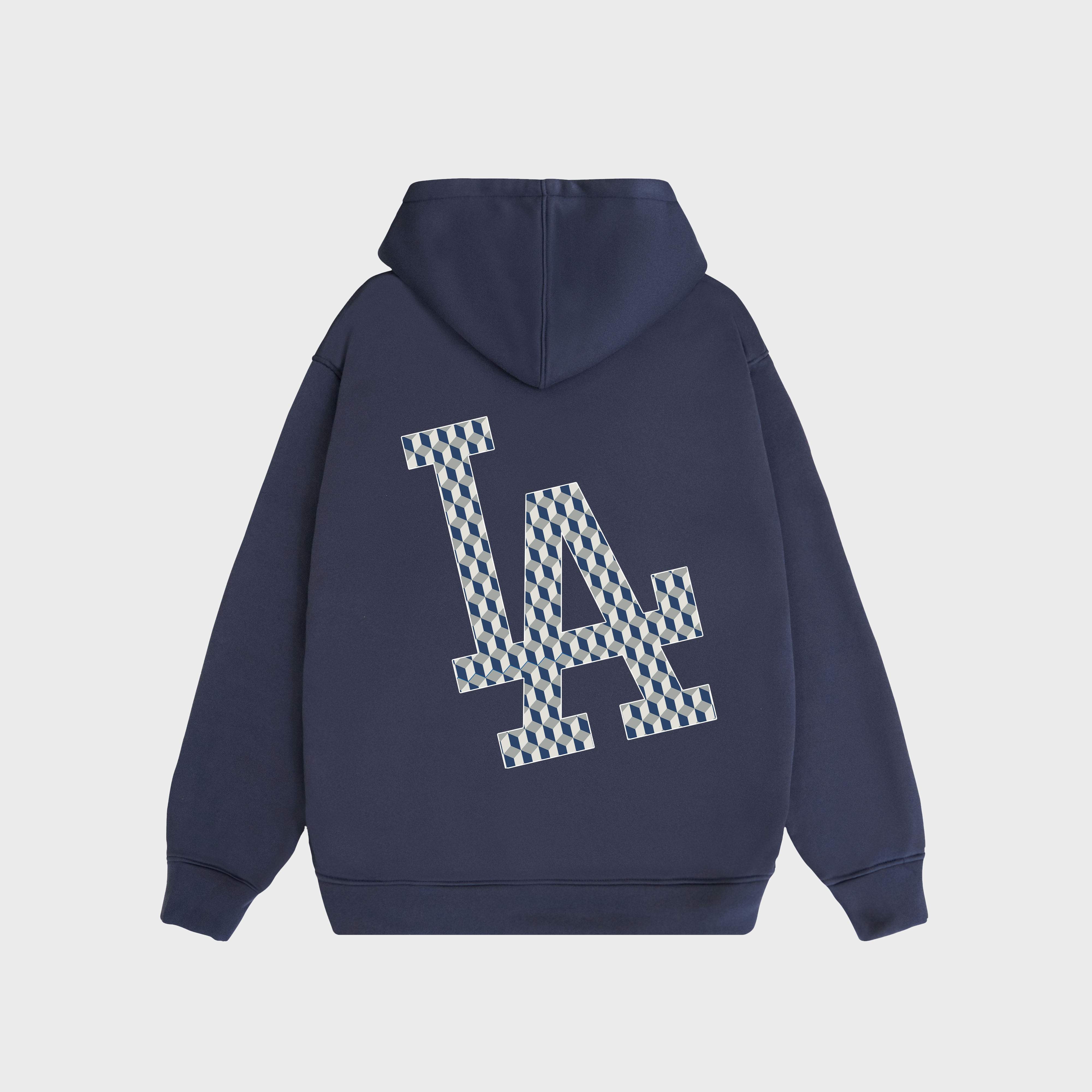 MLB Los Angeles Dodgers Pattern Hoodie